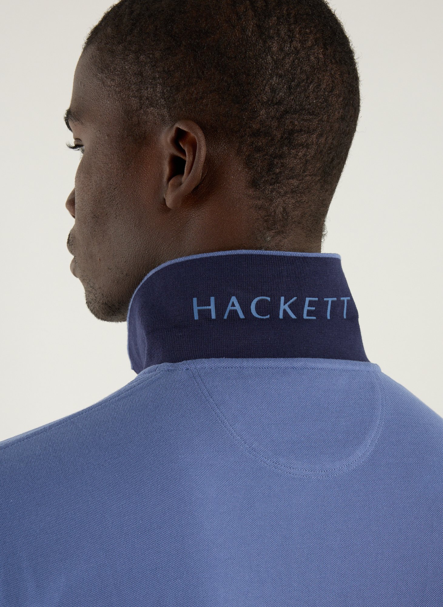 Long sleeve polo shirt HACKETT Blue