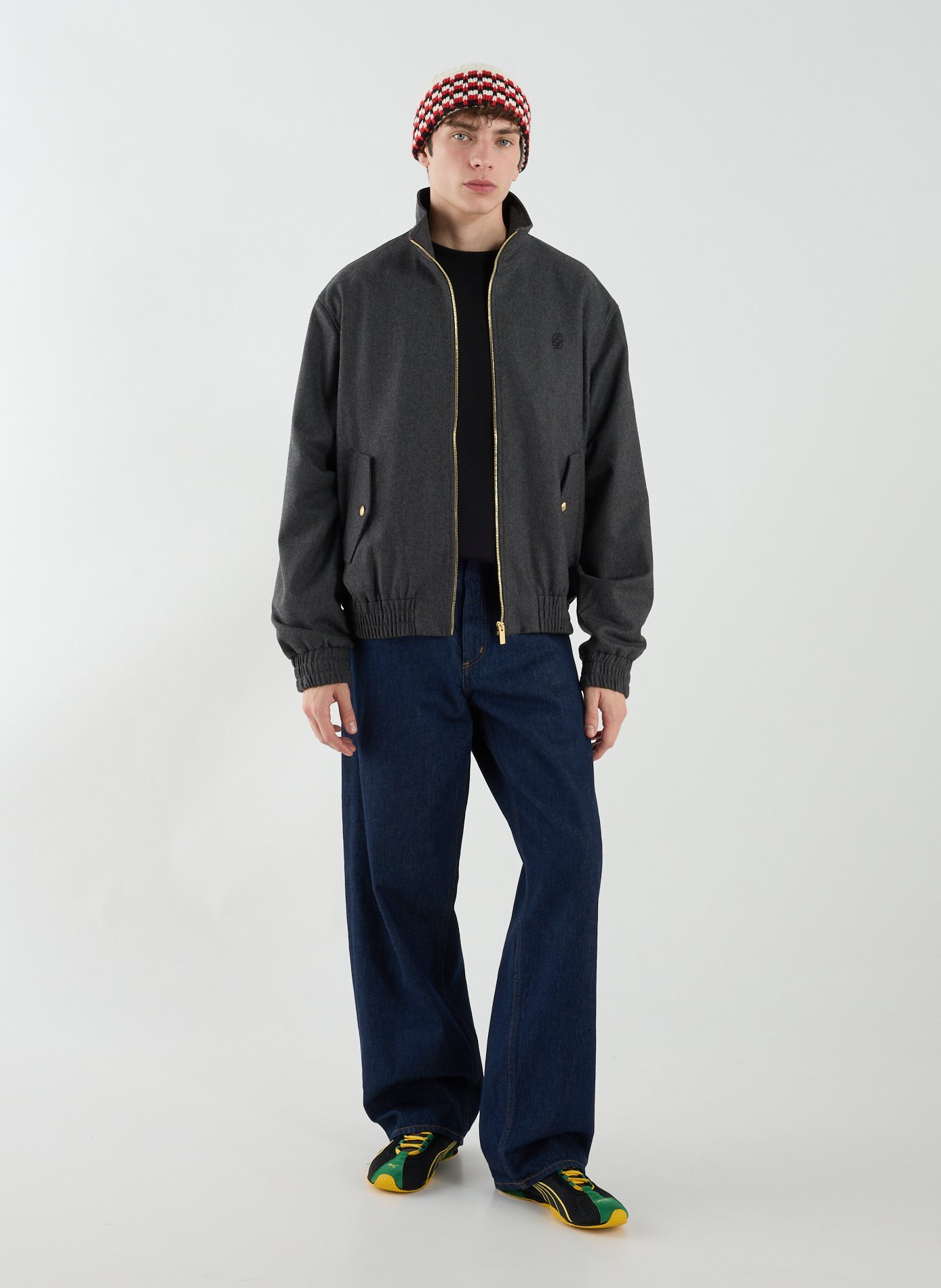 Jean ample Fusion Rinse en coton AGOLDE Bleu