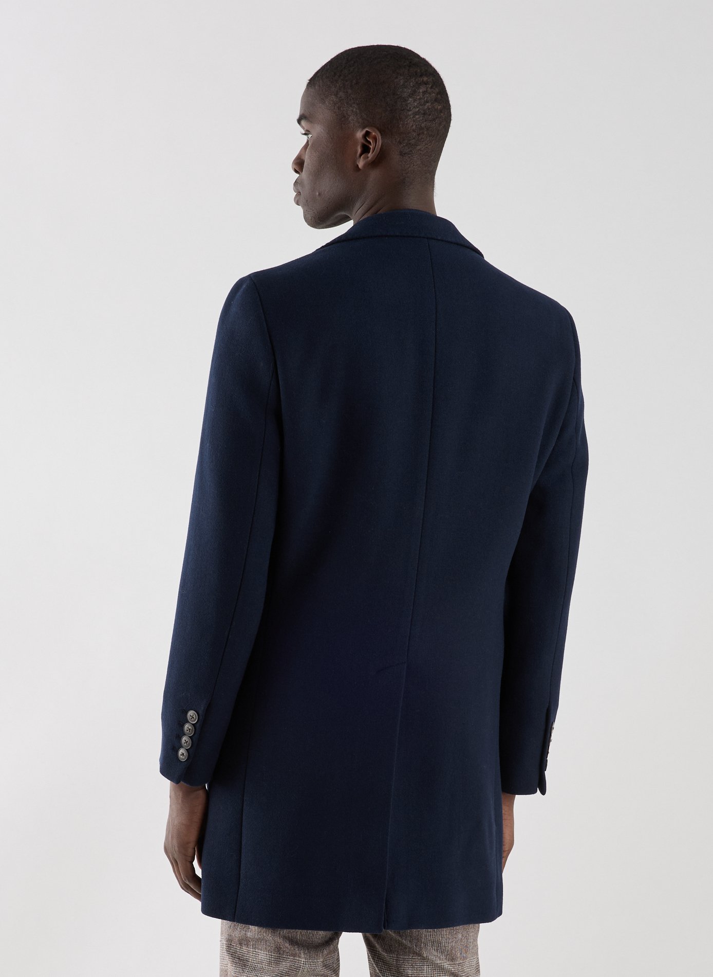 Wool blend Coat HACKETT Blue