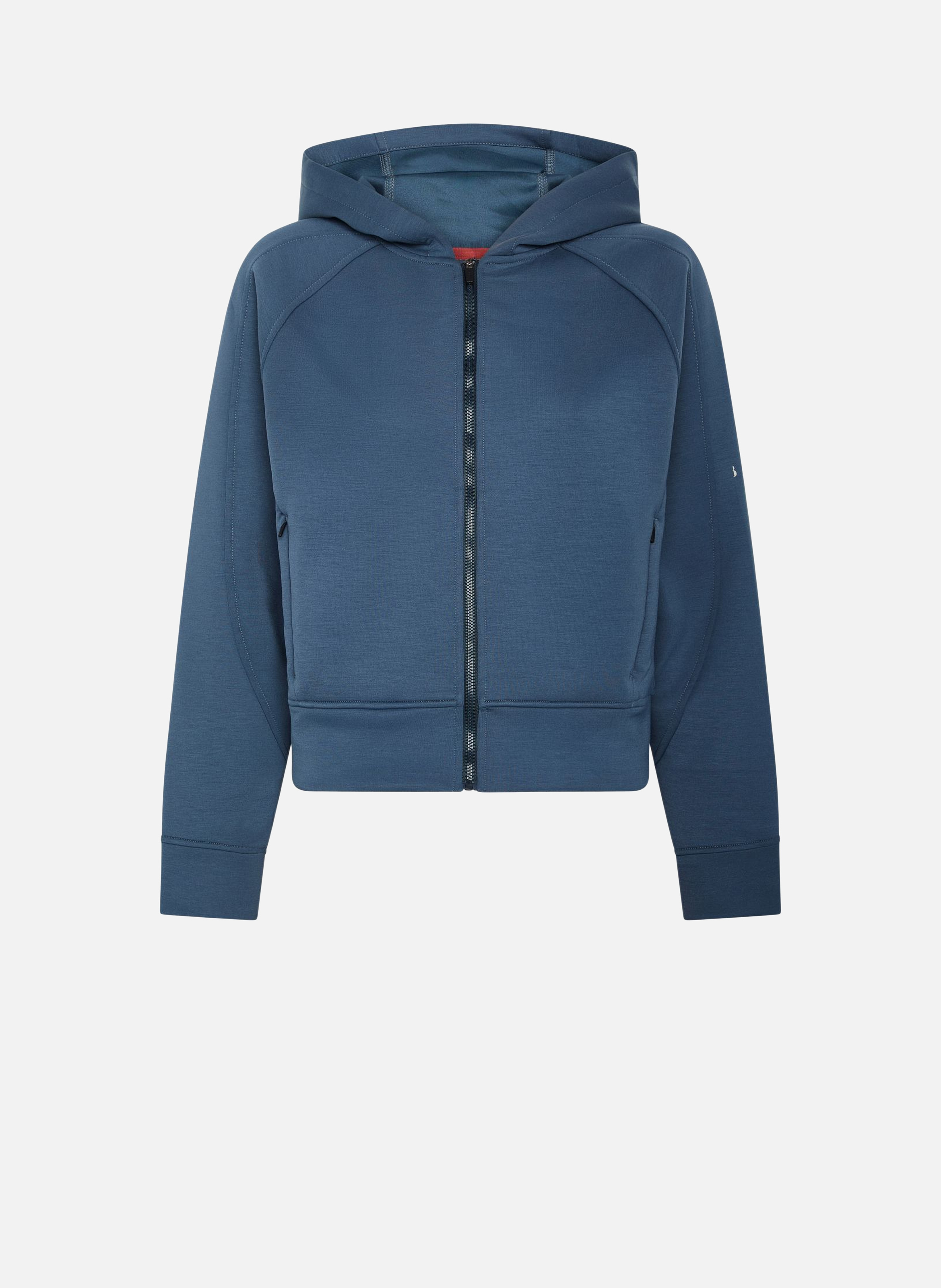 Sweat de sport à capuche zippé performance elsa BORN LIVING YOGA Bleu