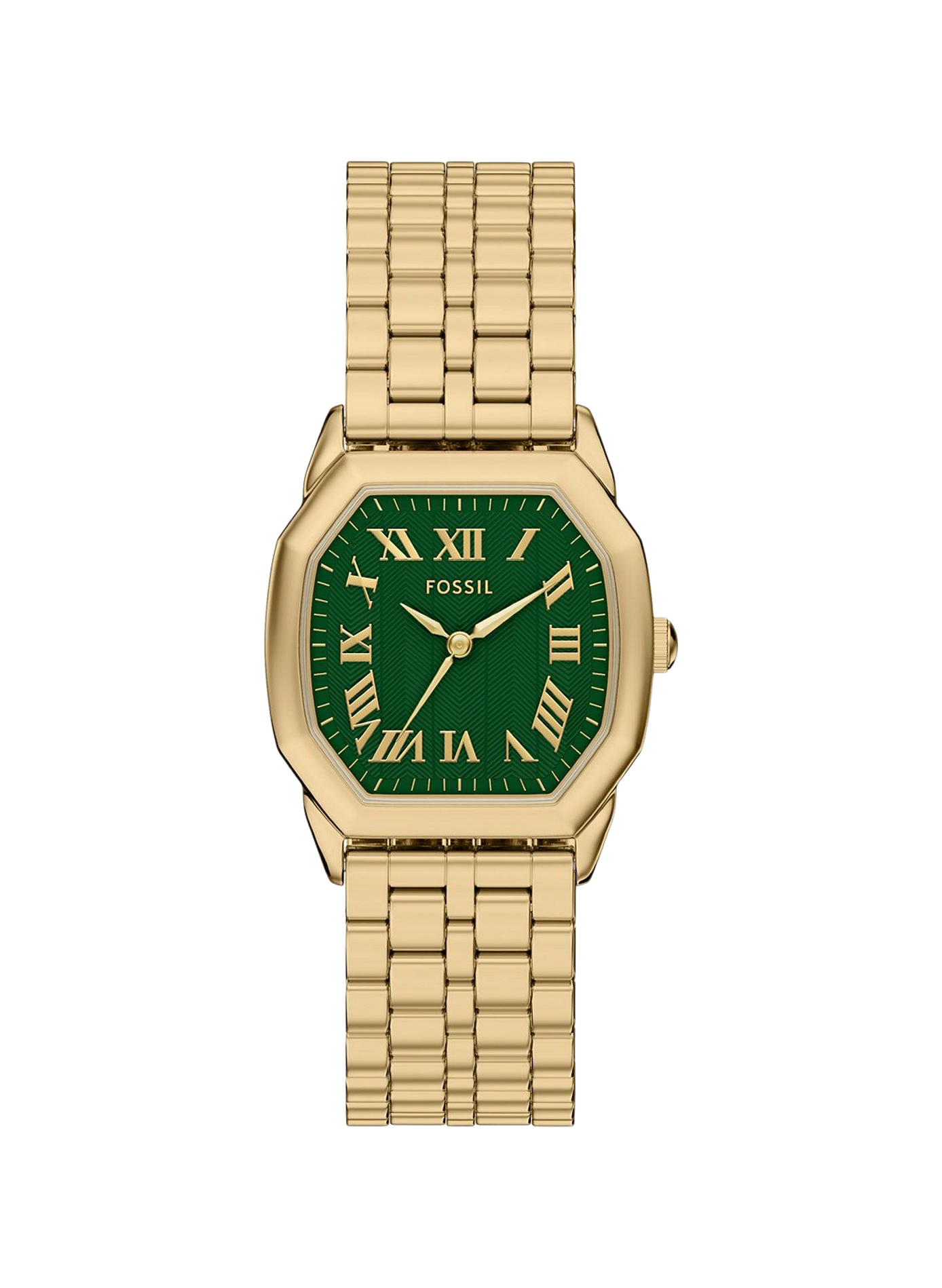 Montre quartz en acier inoxydable FOSSIL Vert