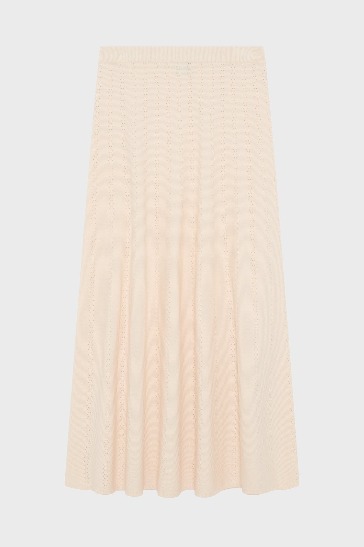 Jupe midi en maille - nalia PABLO Beige