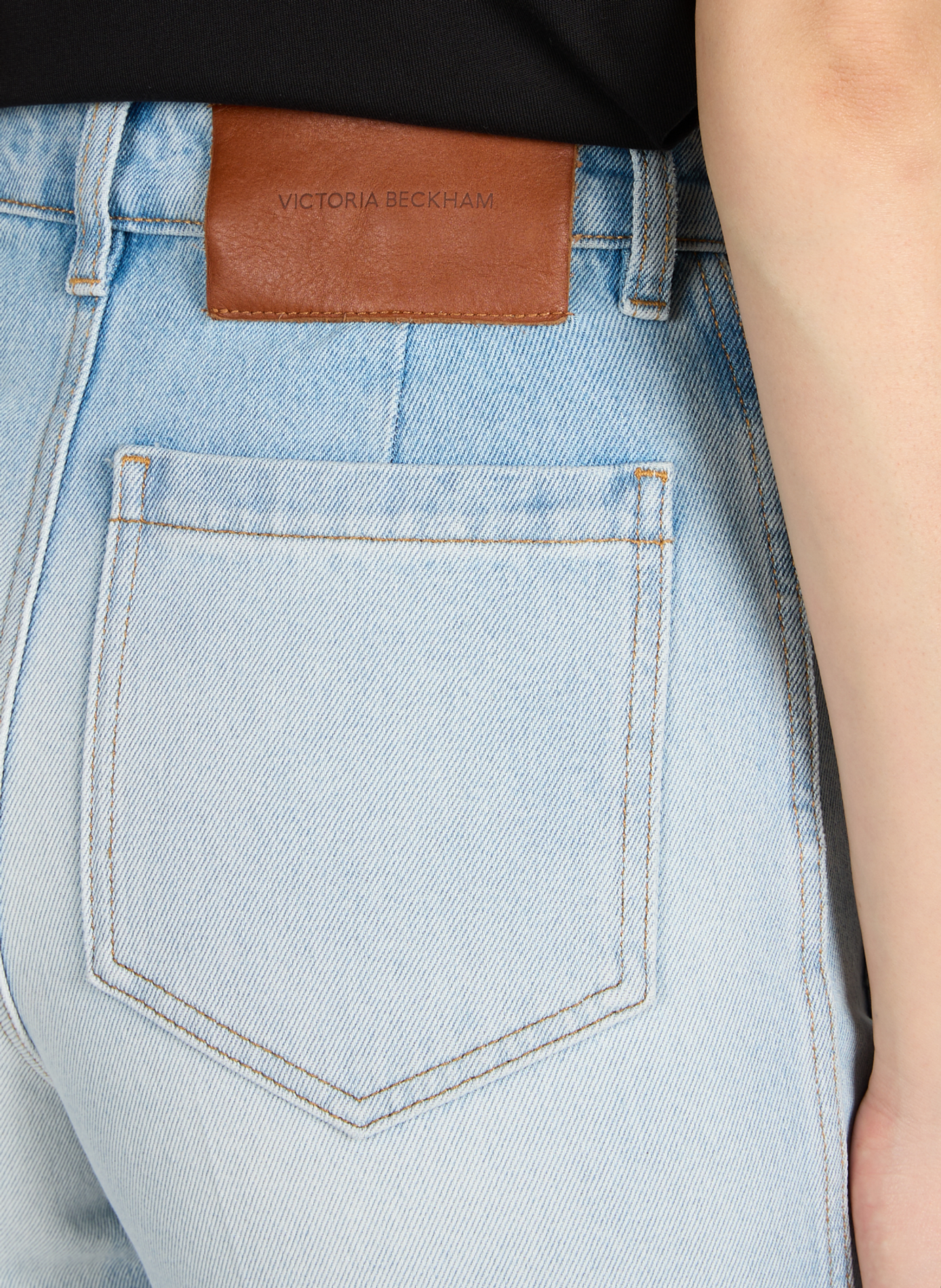 Cotton bootcut jeans  VICTORIA BECKHAM Blue