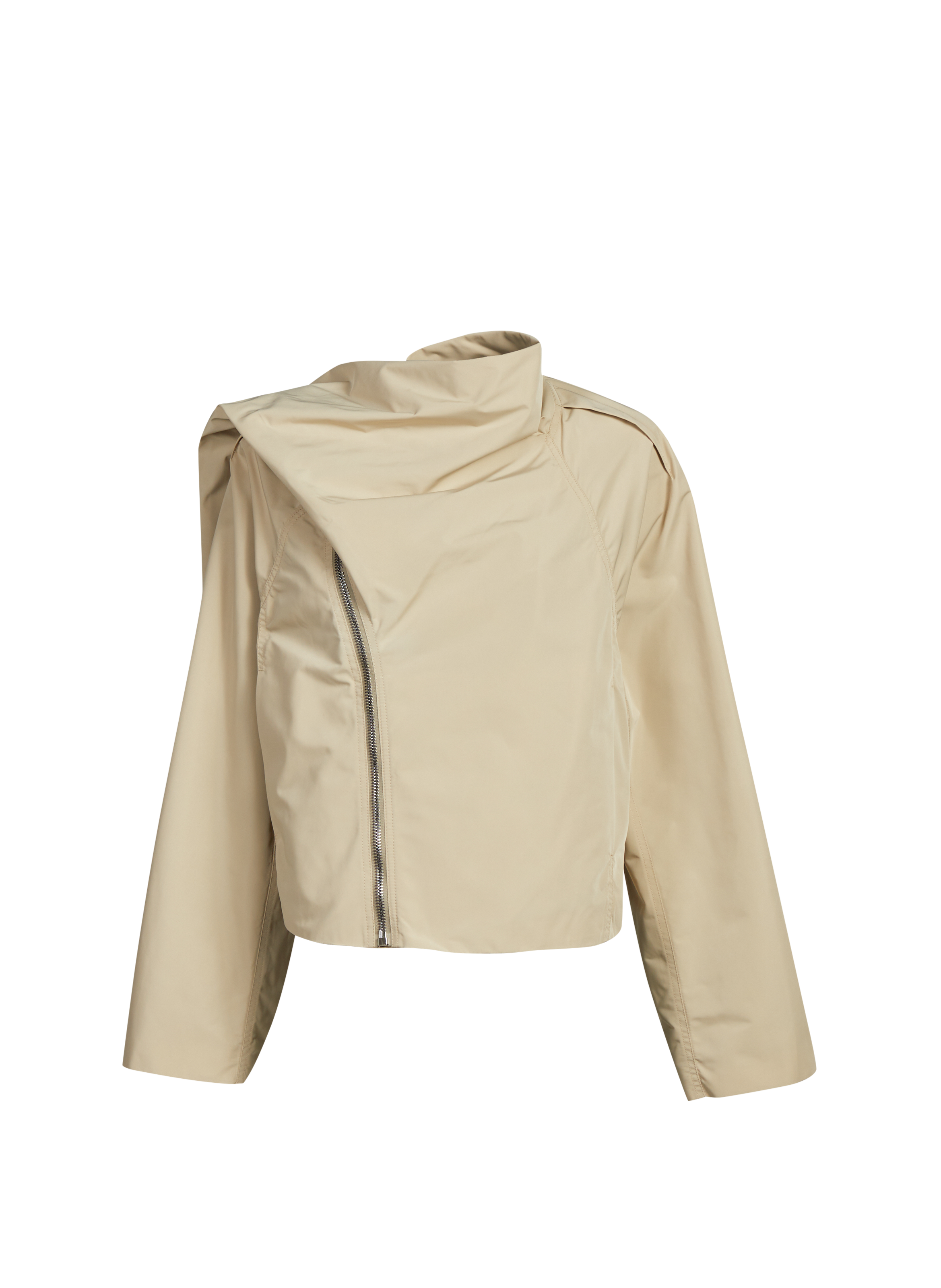 Veste unie asymétrique RICK OWENS Beige