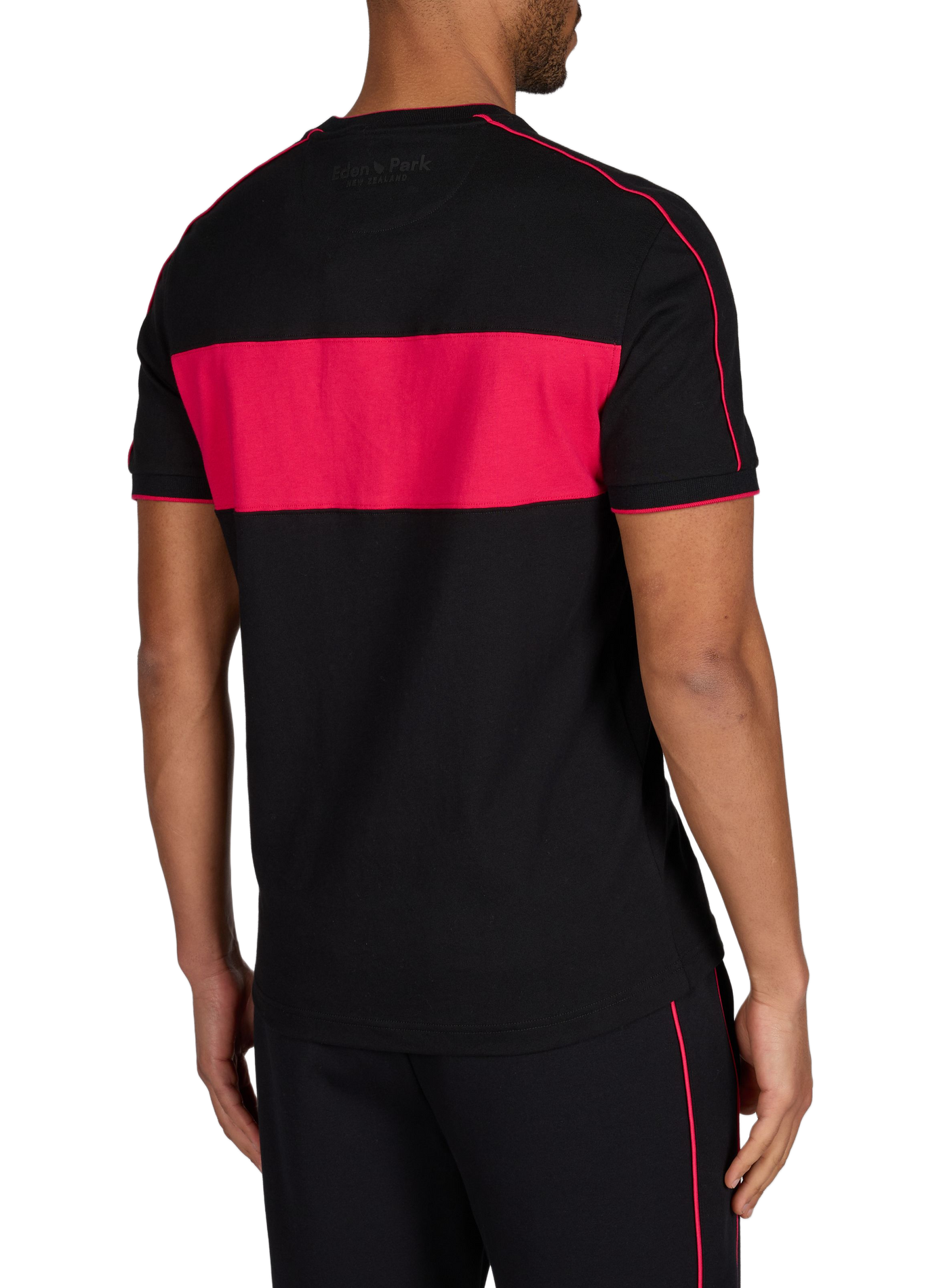 New Zealand short-sleeve cotton T-shirt EDEN PARK Black