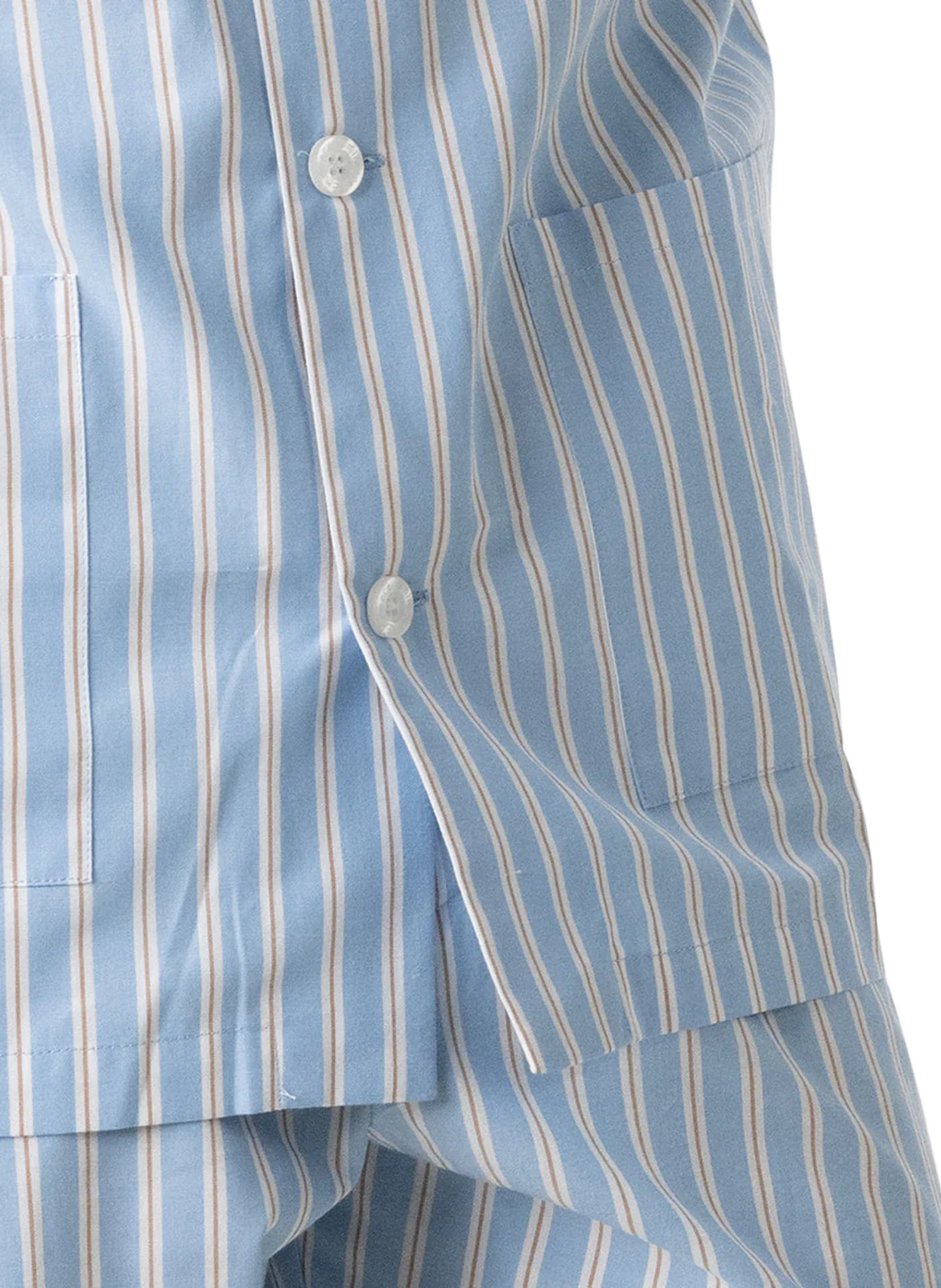Ensemble de pyjama court rayé EMINENCE Blue
