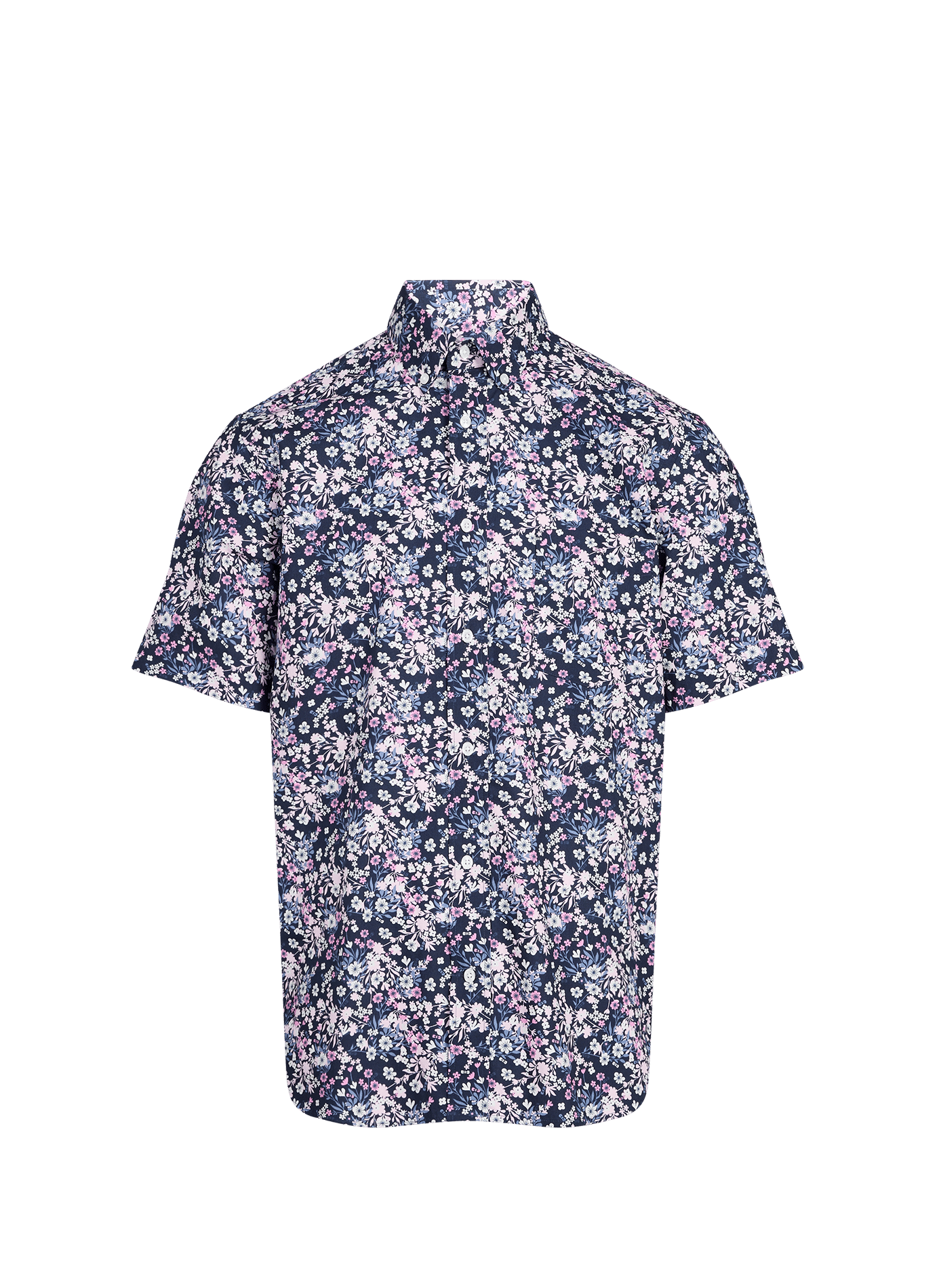 Chemise droite en coton EDEN PARK Rose