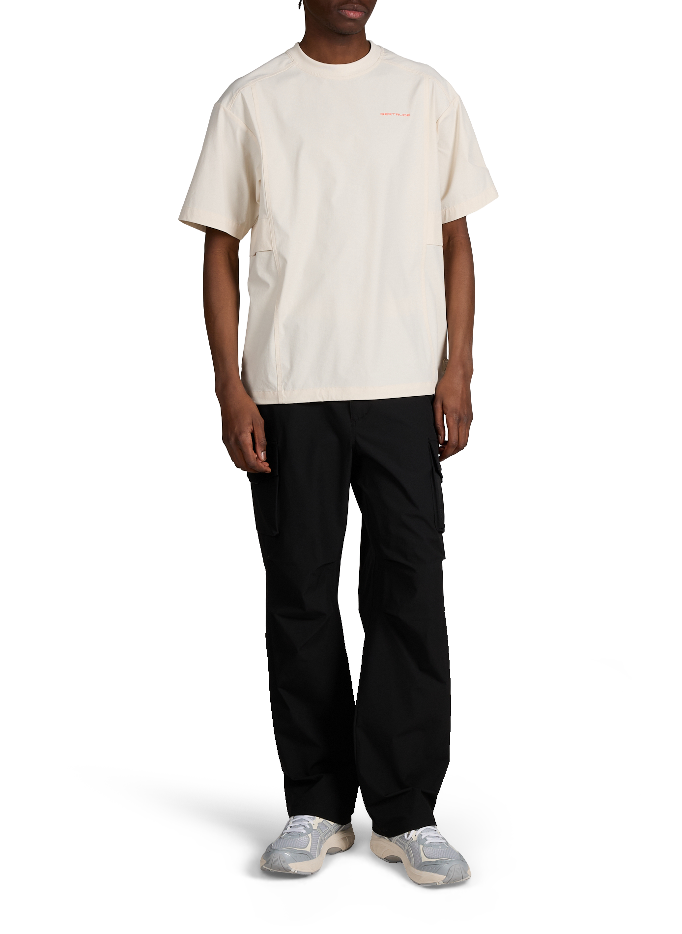 Pantalon cargo Tamano ripstop stretch avec poches  GERTRUDE ET GASTON Noir