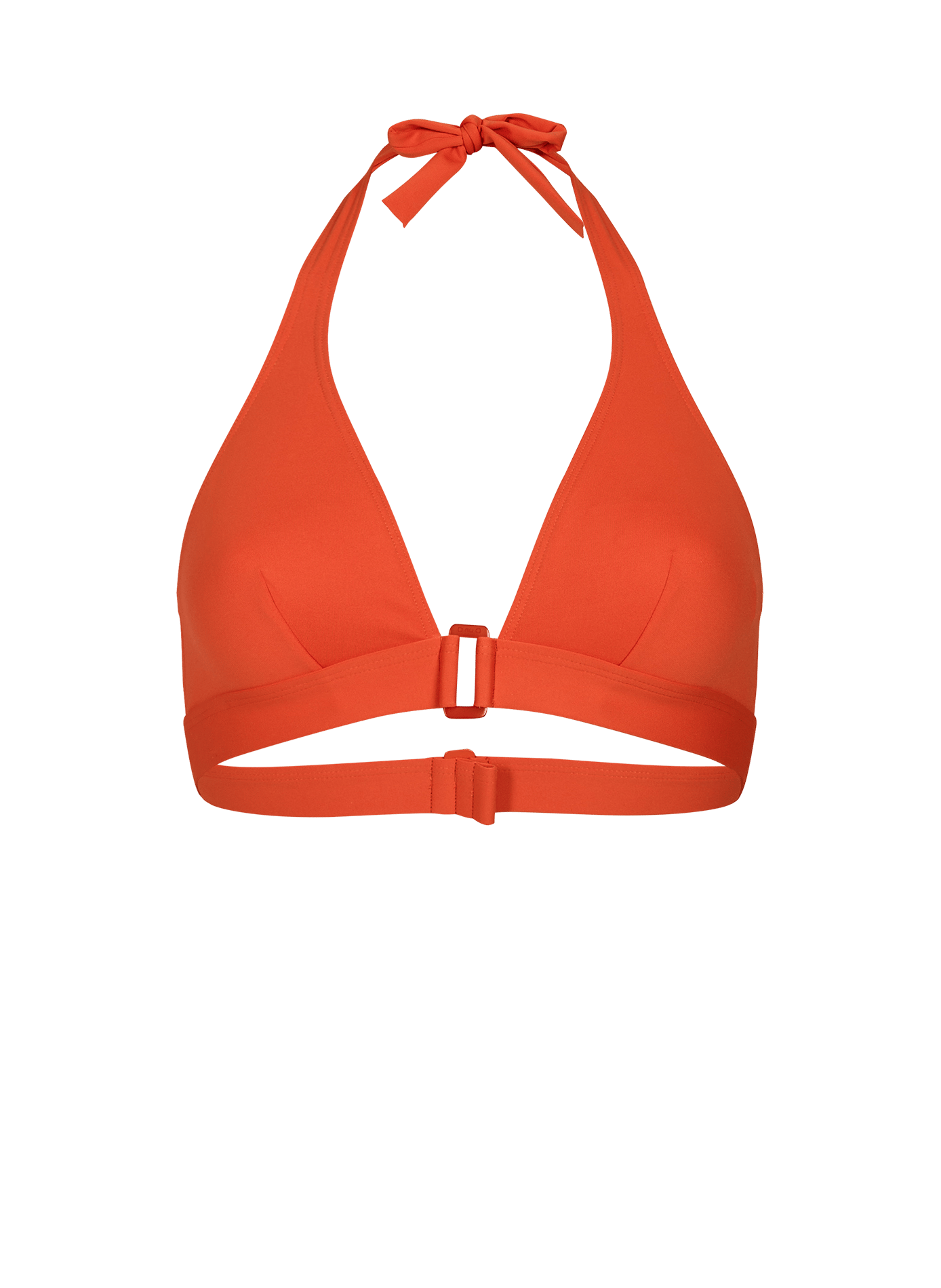 Triangle bikini top with tie closure D NU D Orange