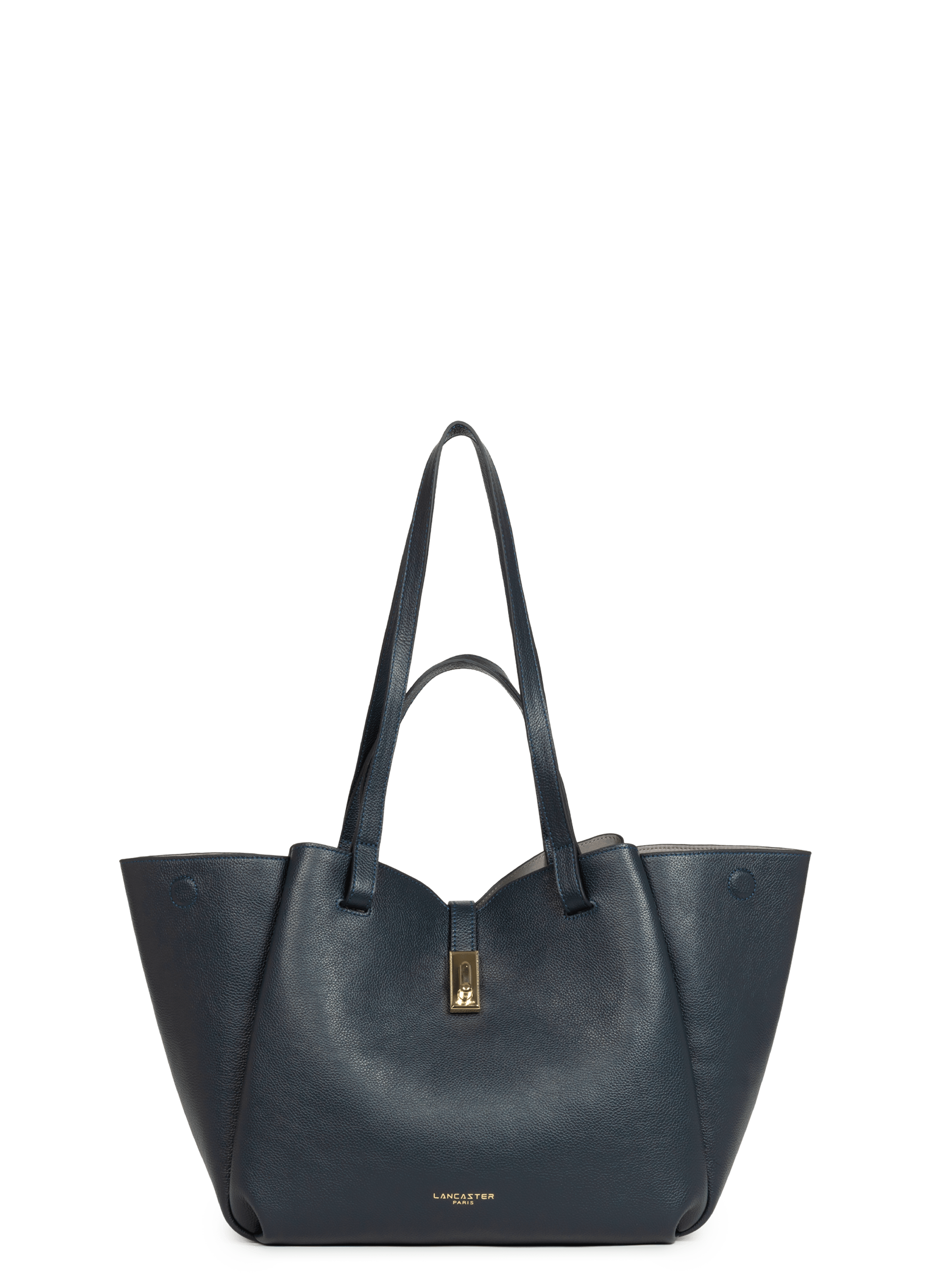Grand sac cabas épaule - milano horizon LANCASTER Bleu