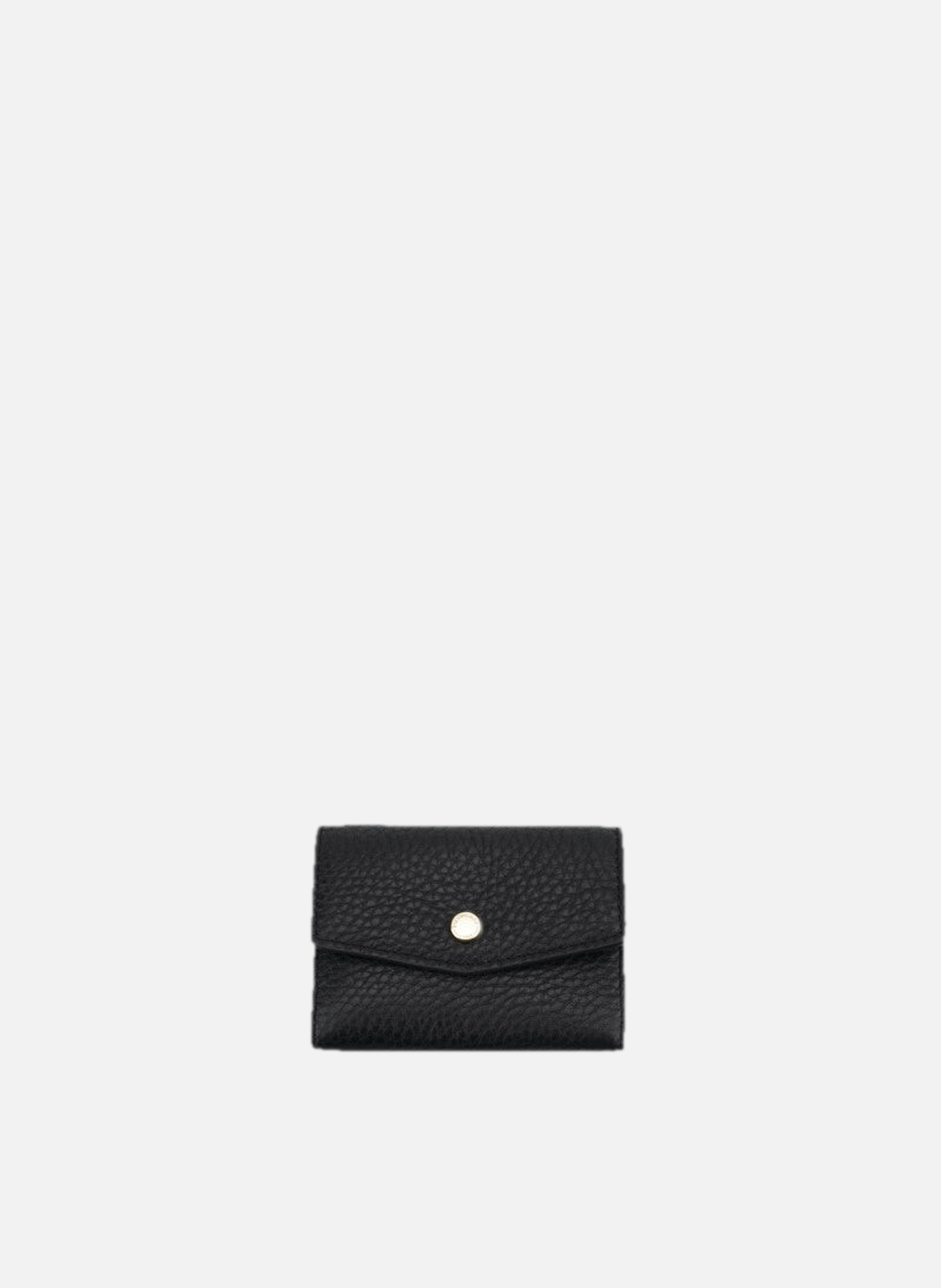 Club | porte-monnaie pm en cuir de veau  Noir