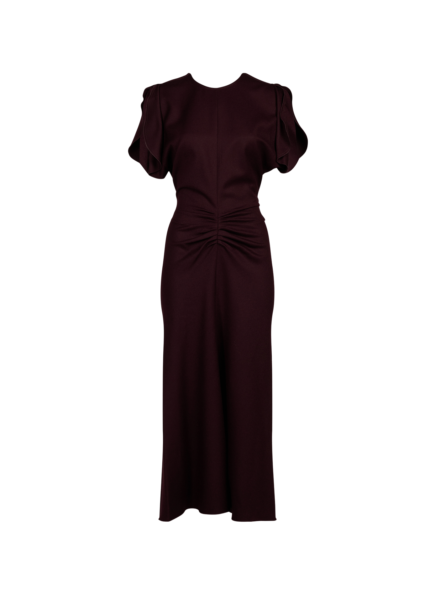 Bela long wool dress VICTORIA BECKHAM Red