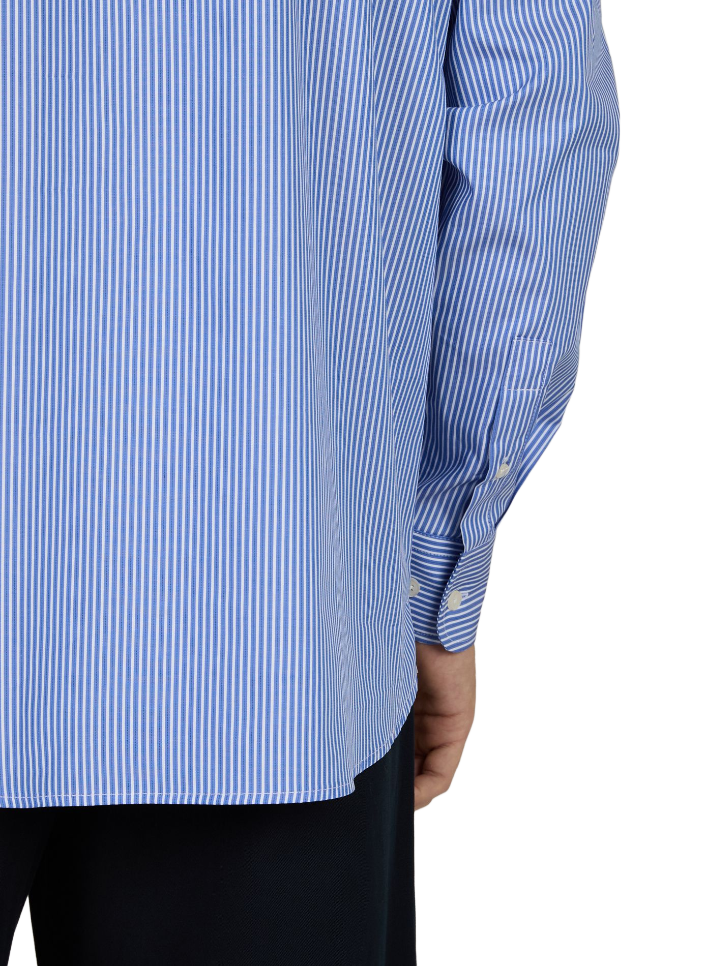 Straight shirt Iyu-D in cotton AU PRINTEMPS PARIS Blue