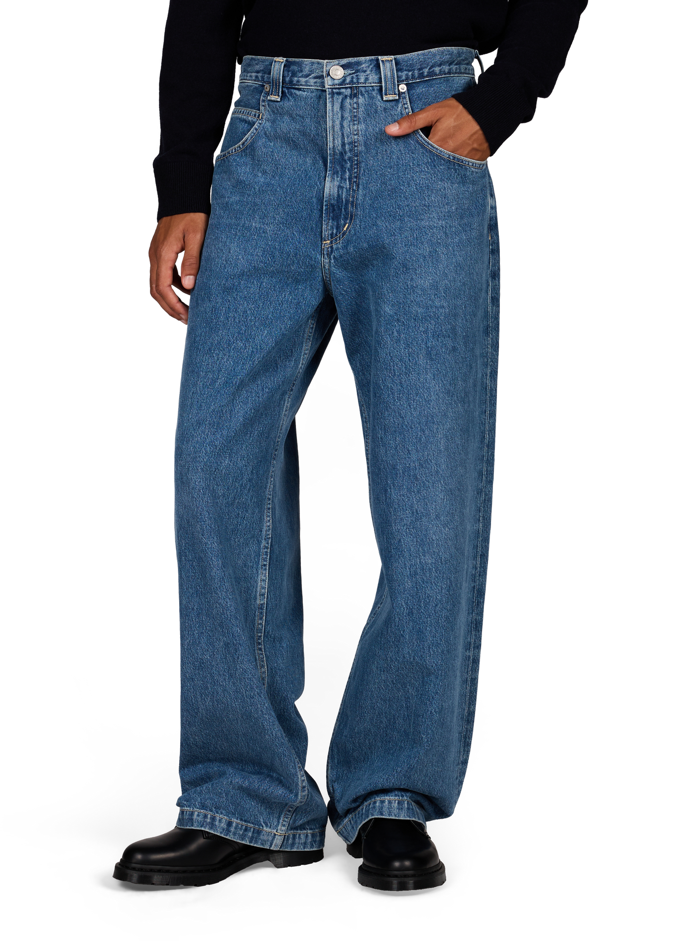 Jeans large Grover en coton | Bleu AGOLDE Homme