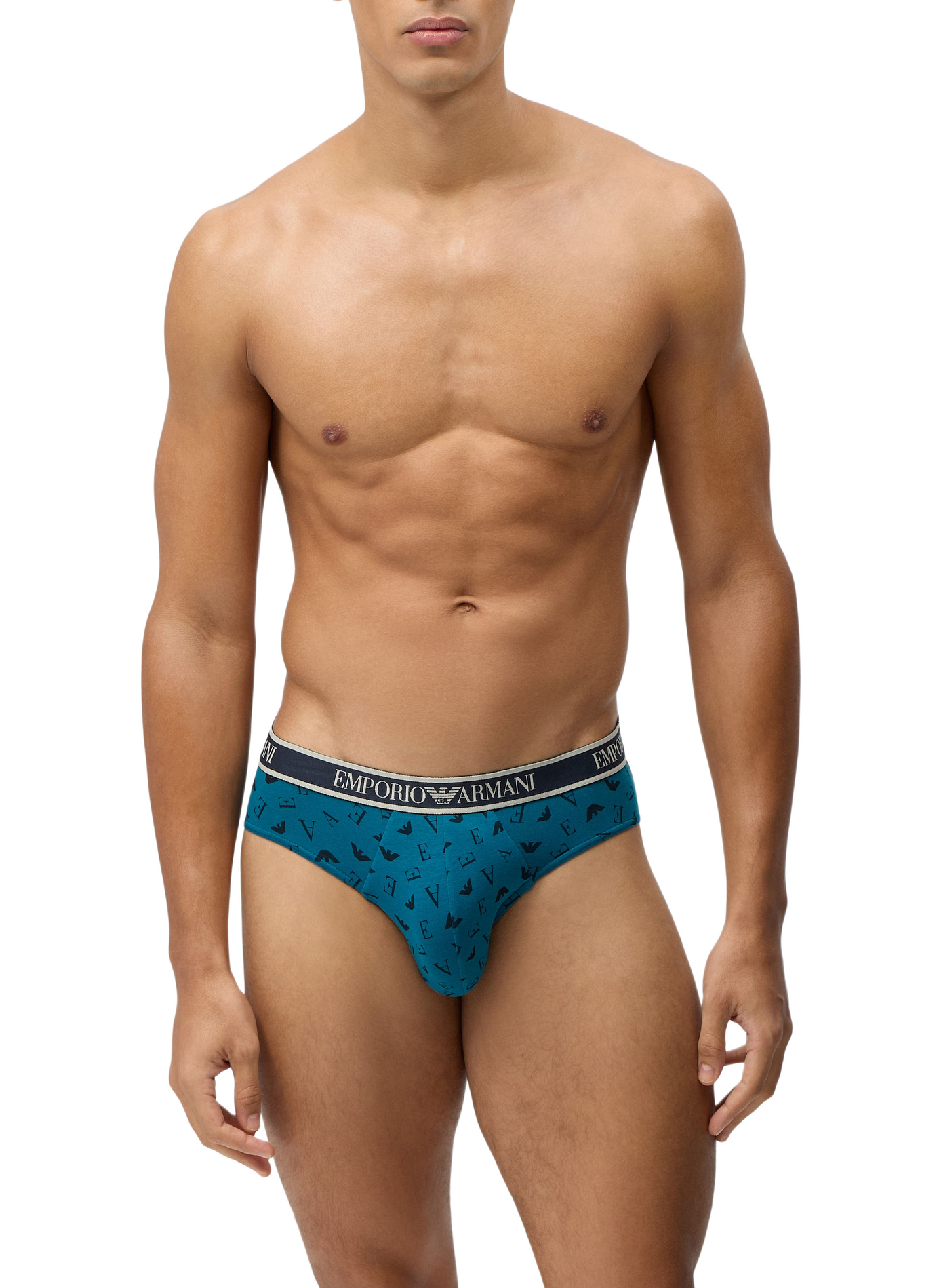 Set van 3 slips in gemengd katoen EMPORIO ARMANI Veelkleurig