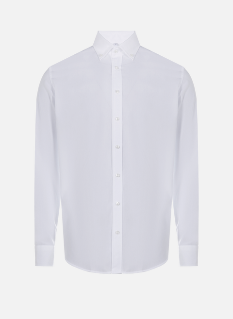 Slim cotton shirt WhiteSEIDENSTICKER 
