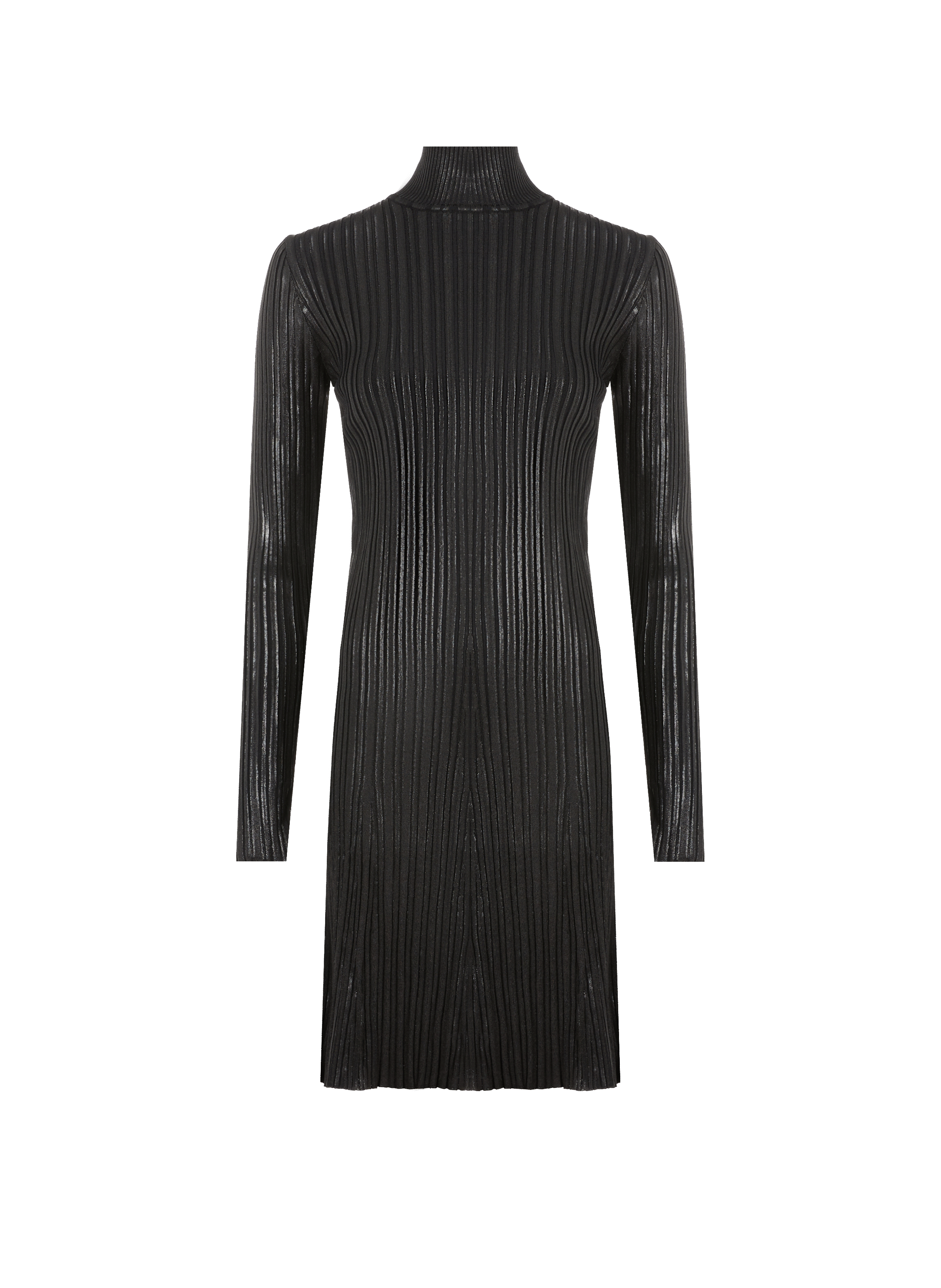 Robe côtelée enduite