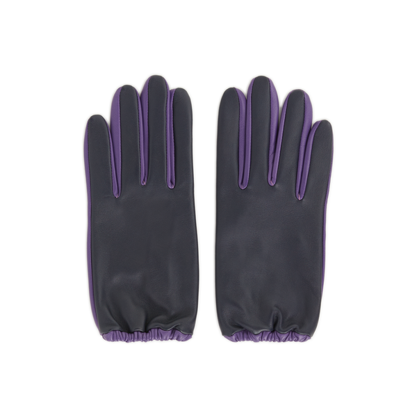 Aristide Leather Gloves In Blue