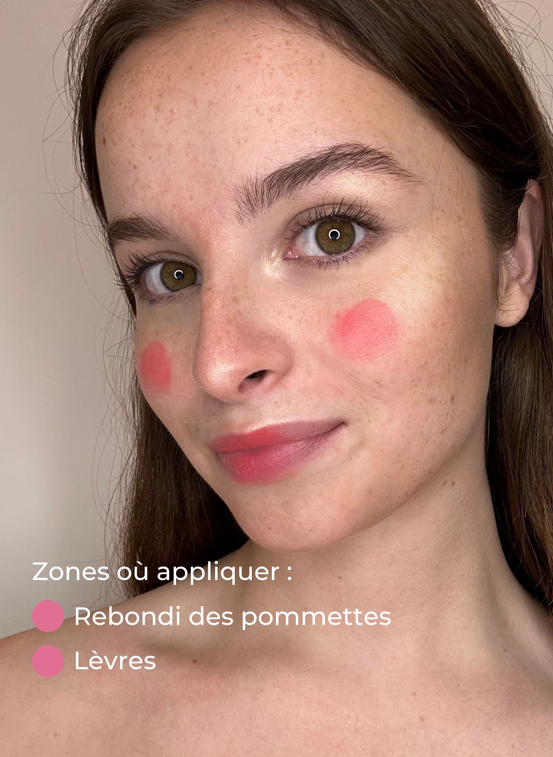 Fantastick balm and blush POMPONNE Le rose