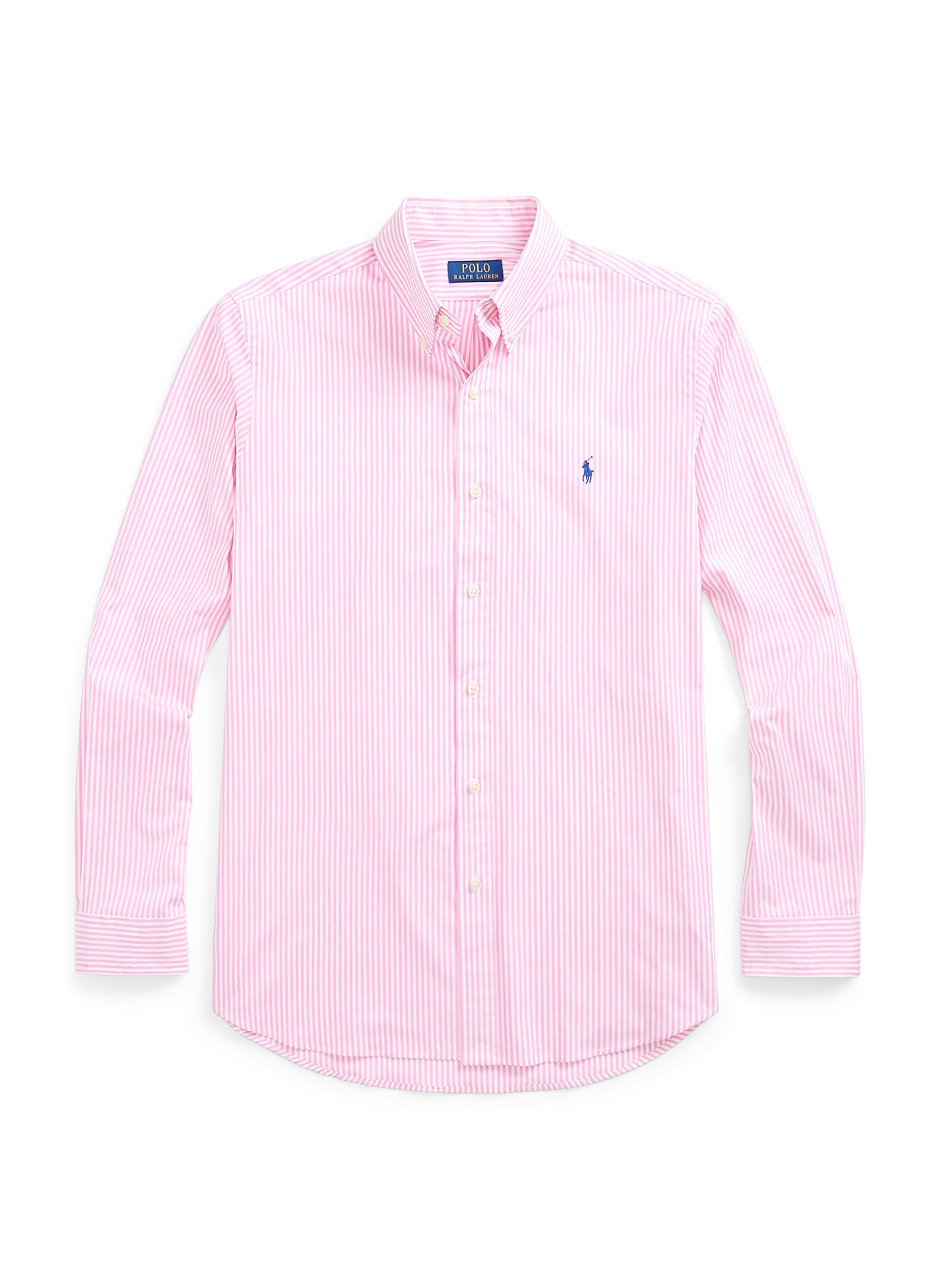 Striped cotton shirt POLO RALPH LAUREN Pink