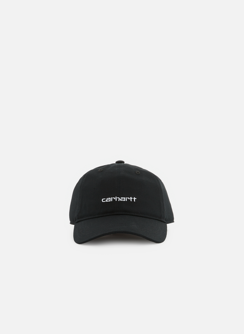 قبعة قطنية باللون الأسودCARHARTT WIP 