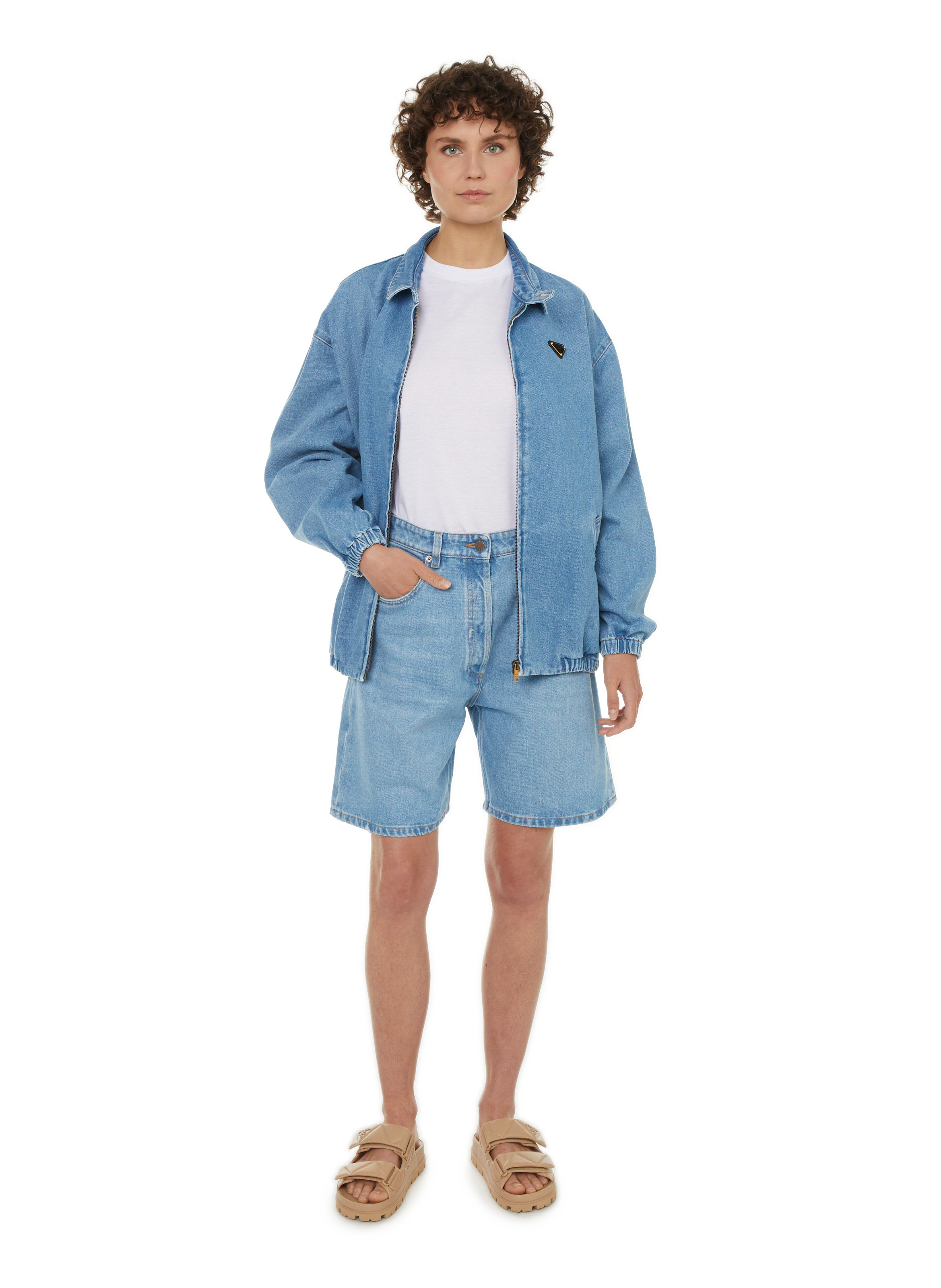 Logo T-shirt PRADA White