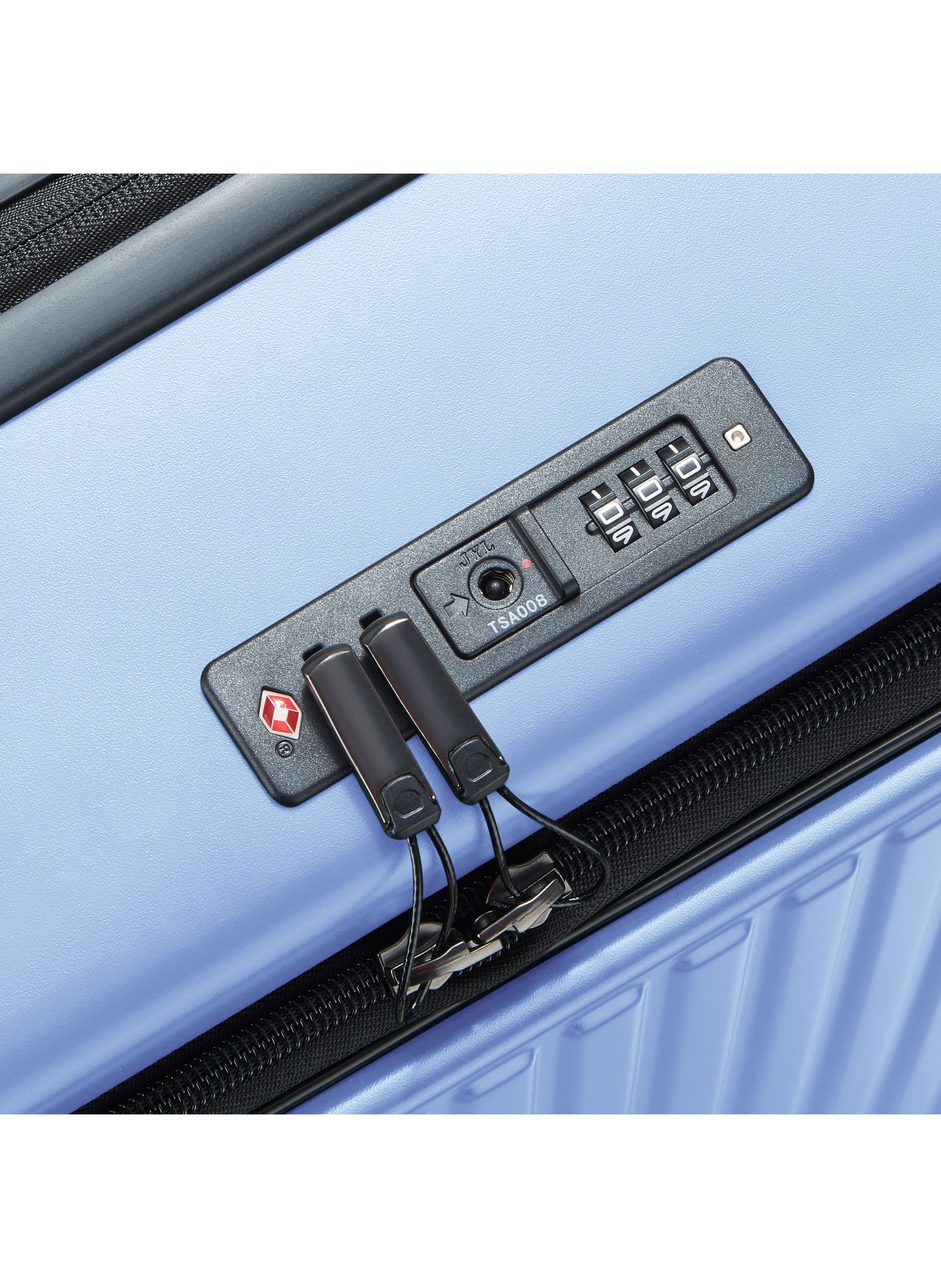 Valise soute rigide taille xl - securitime zip DELSEY PARIS Bleu