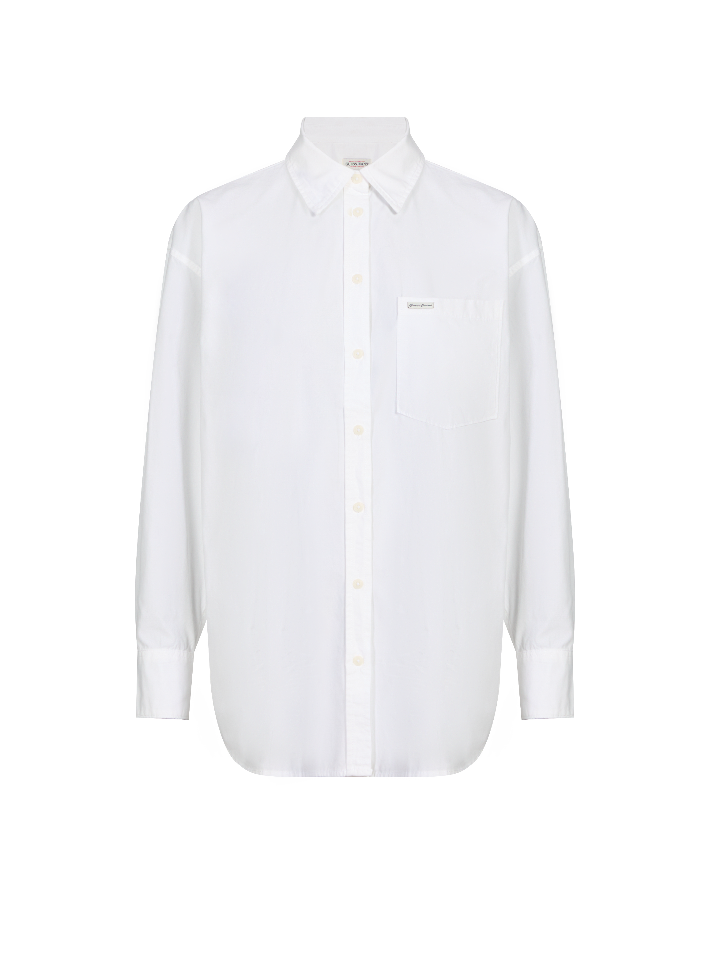 GUESS Chemise en coton  Blanc