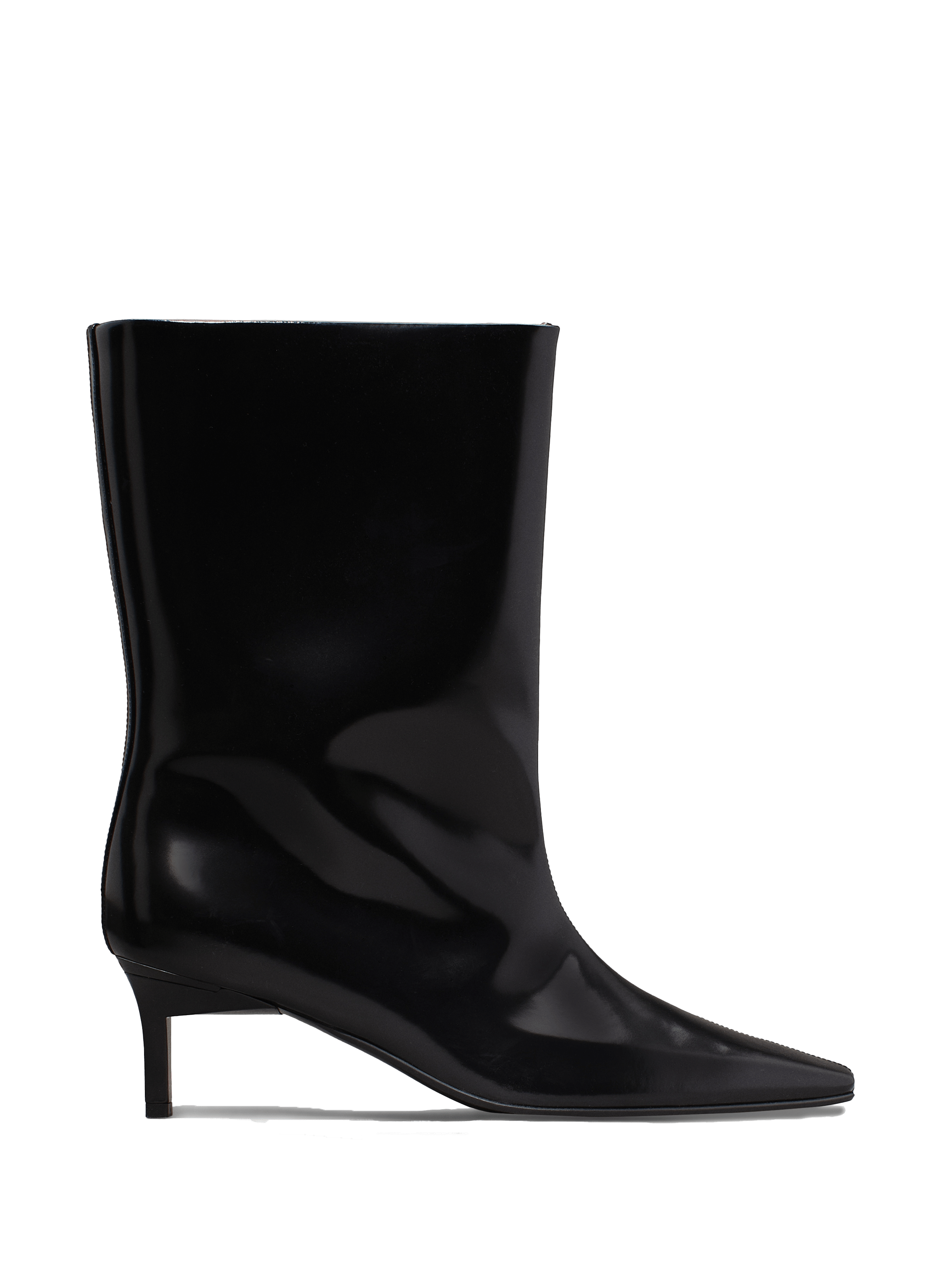 Ankle boots with silver tips CALVIN KLEIN Black