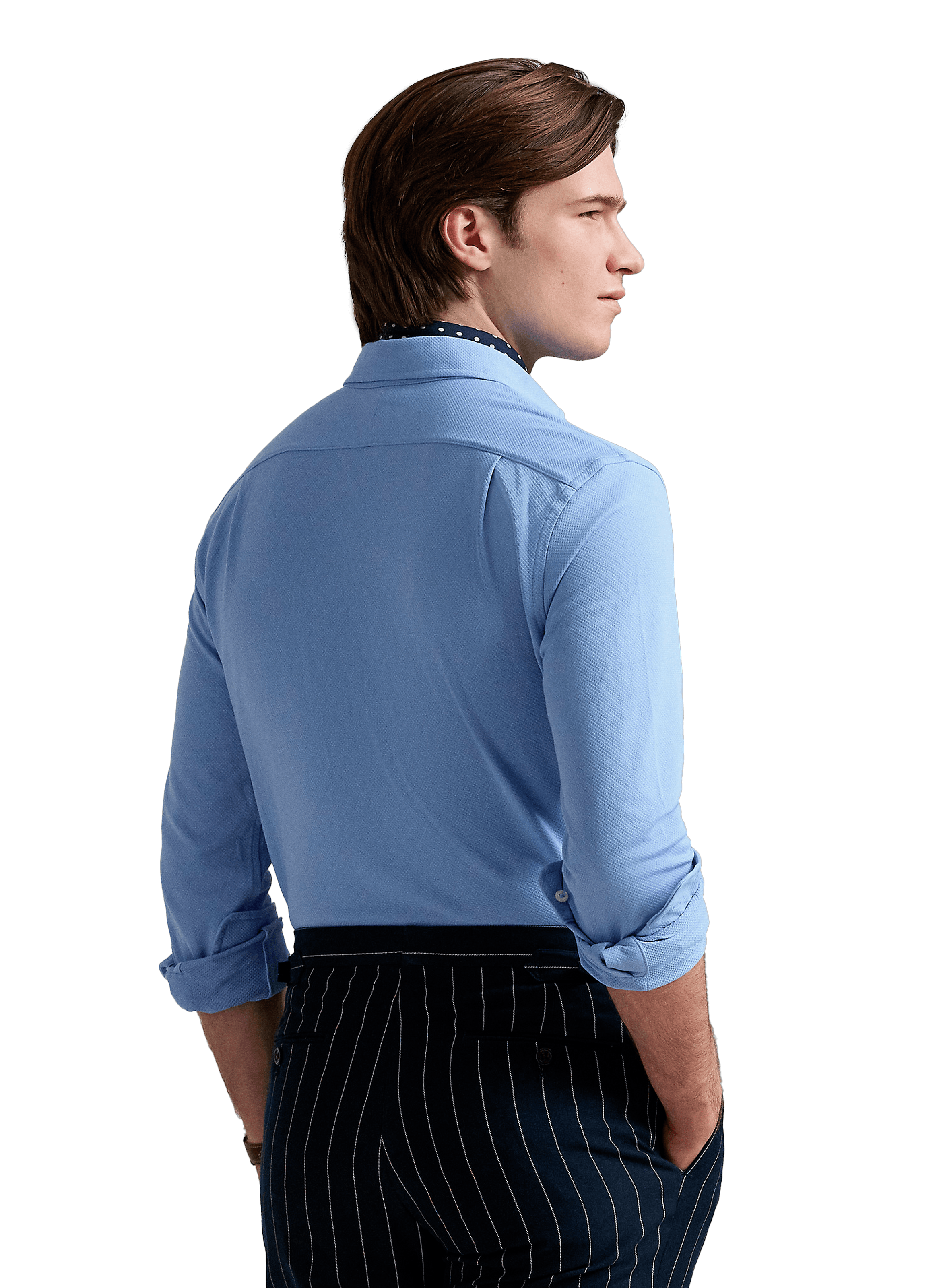 Chemise slim en coton  POLO RALPH LAUREN Bleu