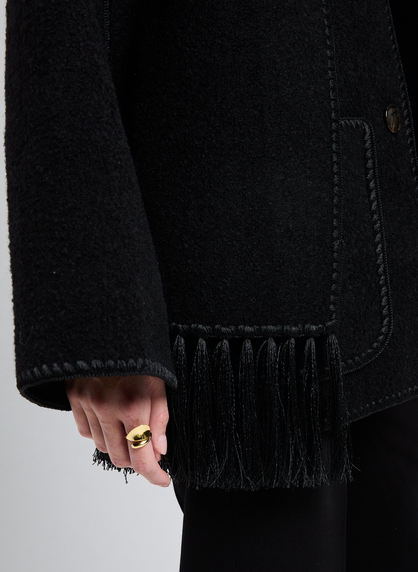 Wool vest TOTEME Black