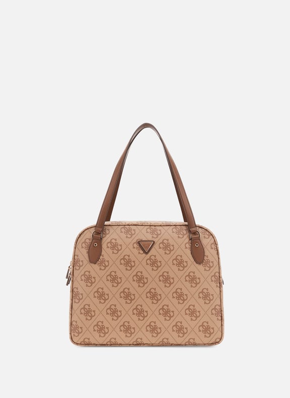Monogram print Berta travel bag Multicolour by GUESS GUESS Monogram print Berta travel bag Multicolour