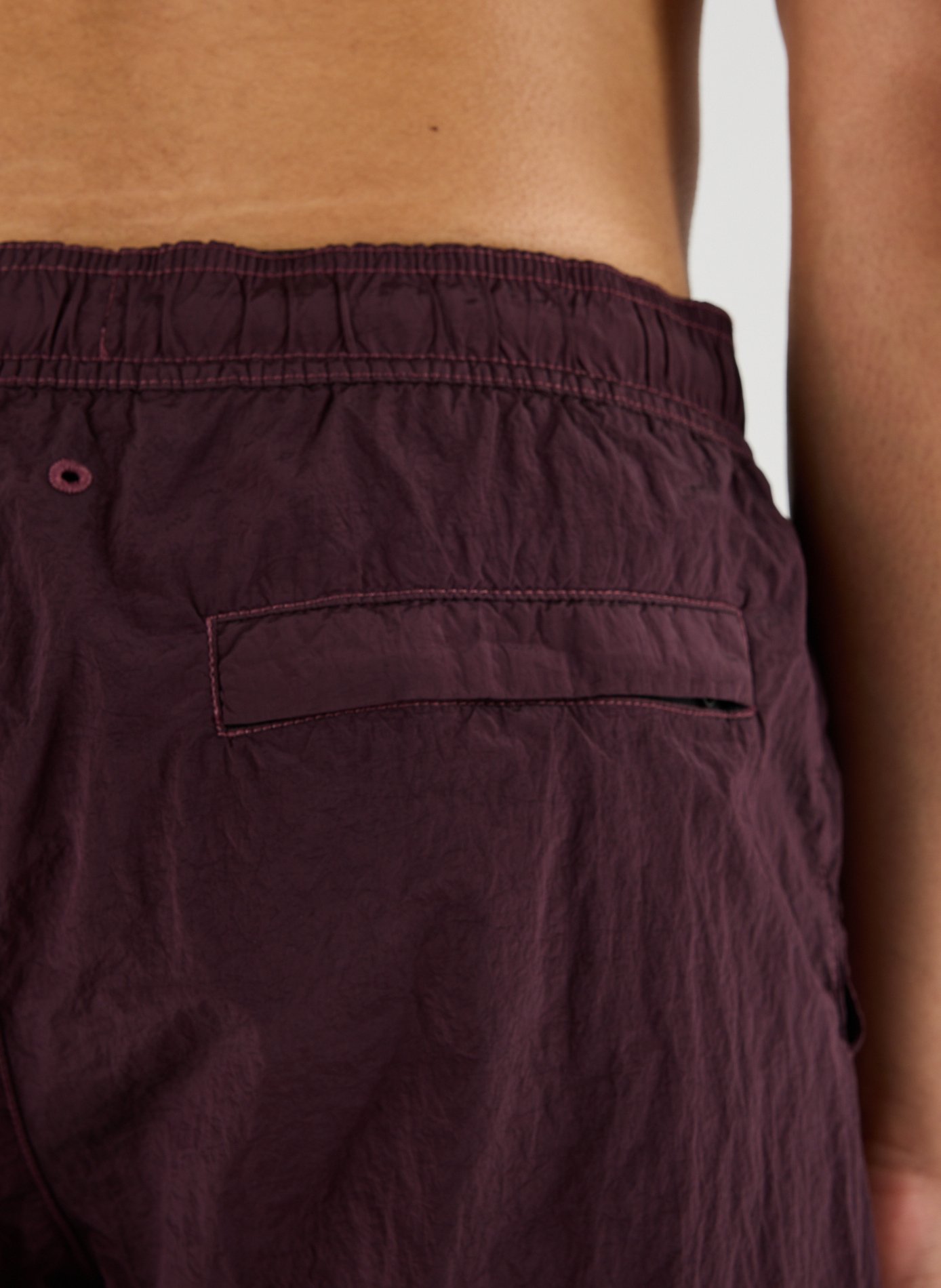 Short de bain  STONE ISLAND Rouge