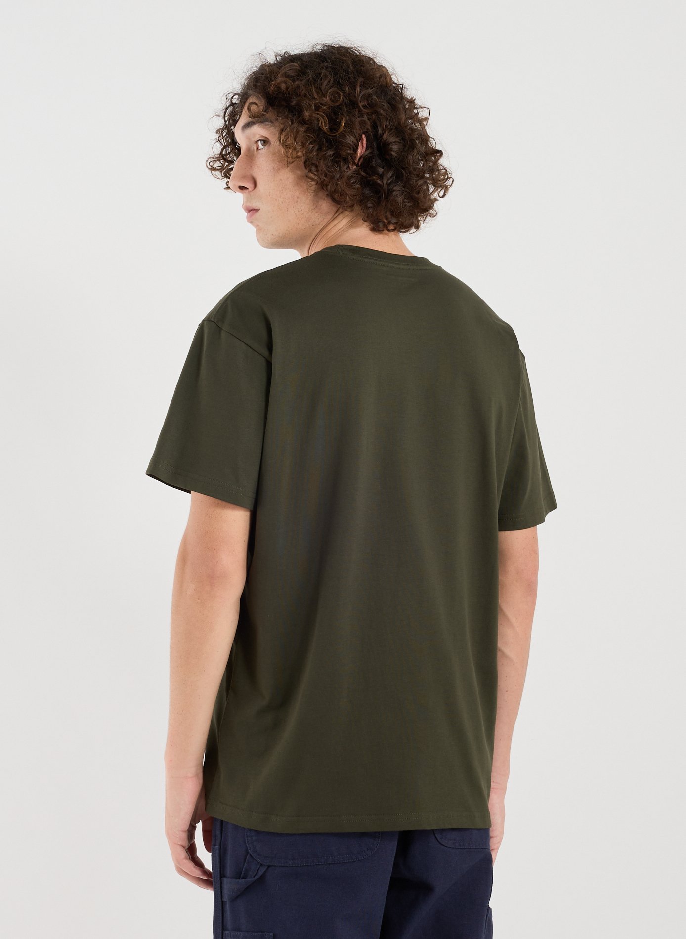 Straight-fit cotton T-shirt CARHARTT WIP Green