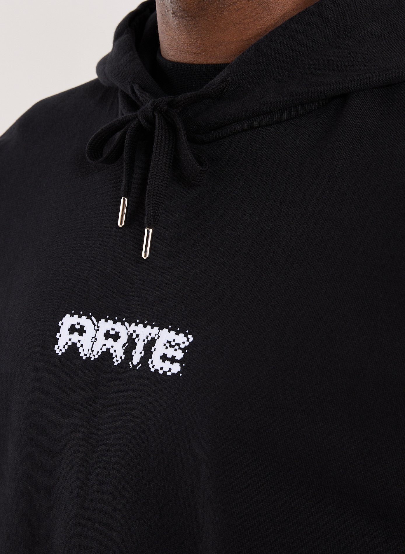 Embroidered cotton sweatshirt ARTE ANTWERP Black