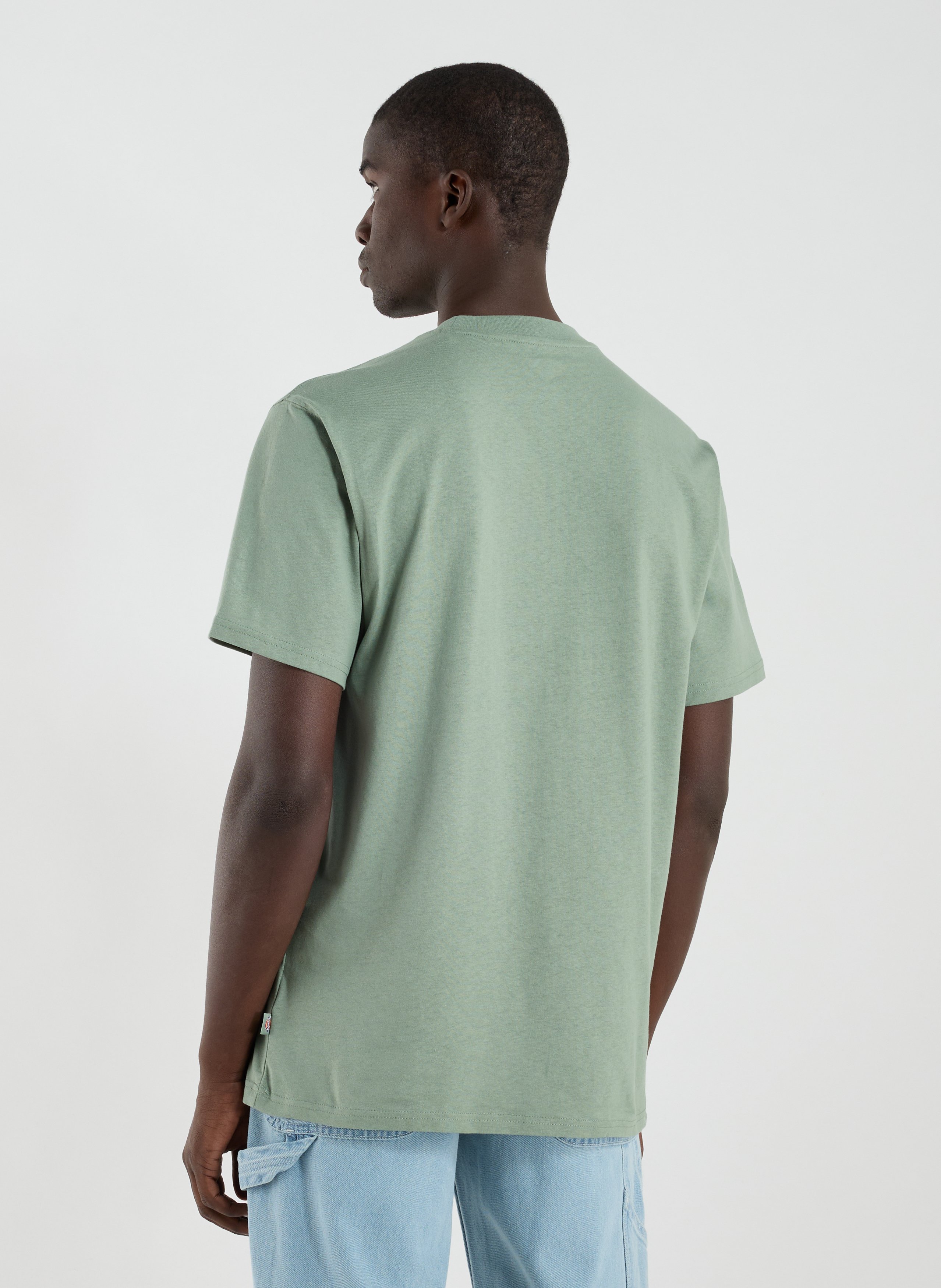Straight-fit cotton T-shirt DICKIES Green