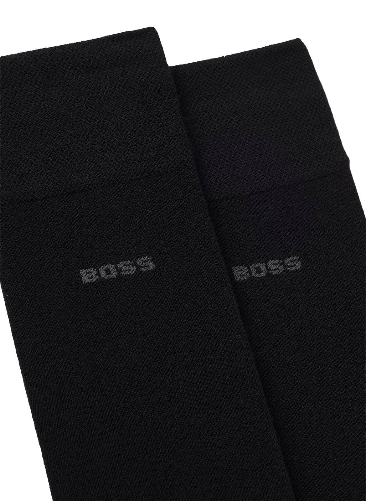 Set of 2 pairs of mid-high socks BOSS Black
