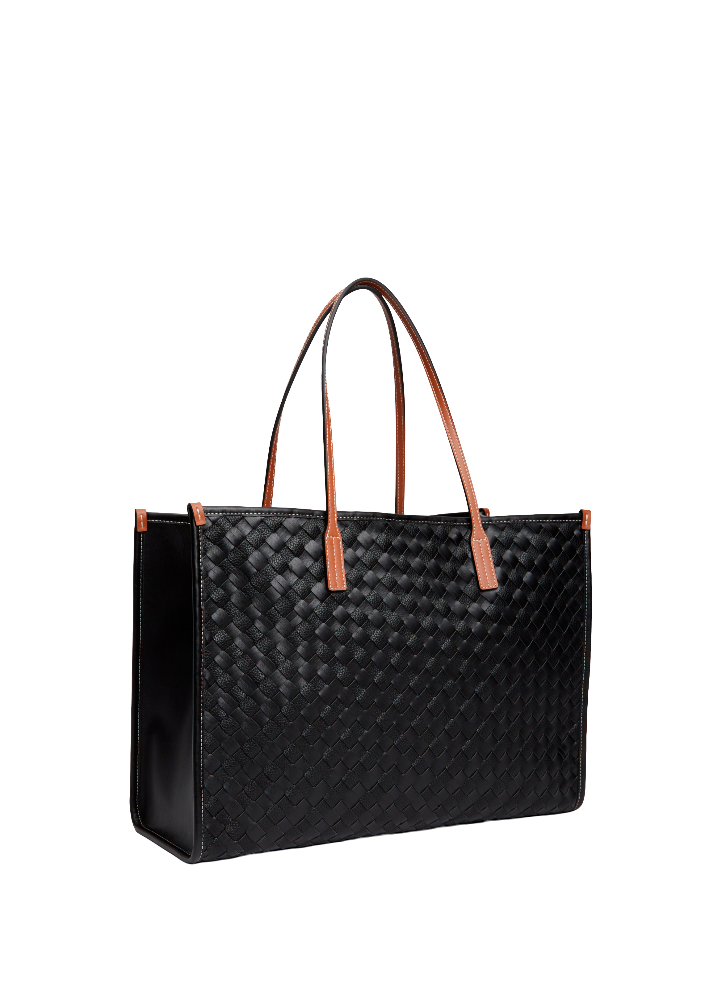 Tote bag tressé TOMMY HILFIGER Noir