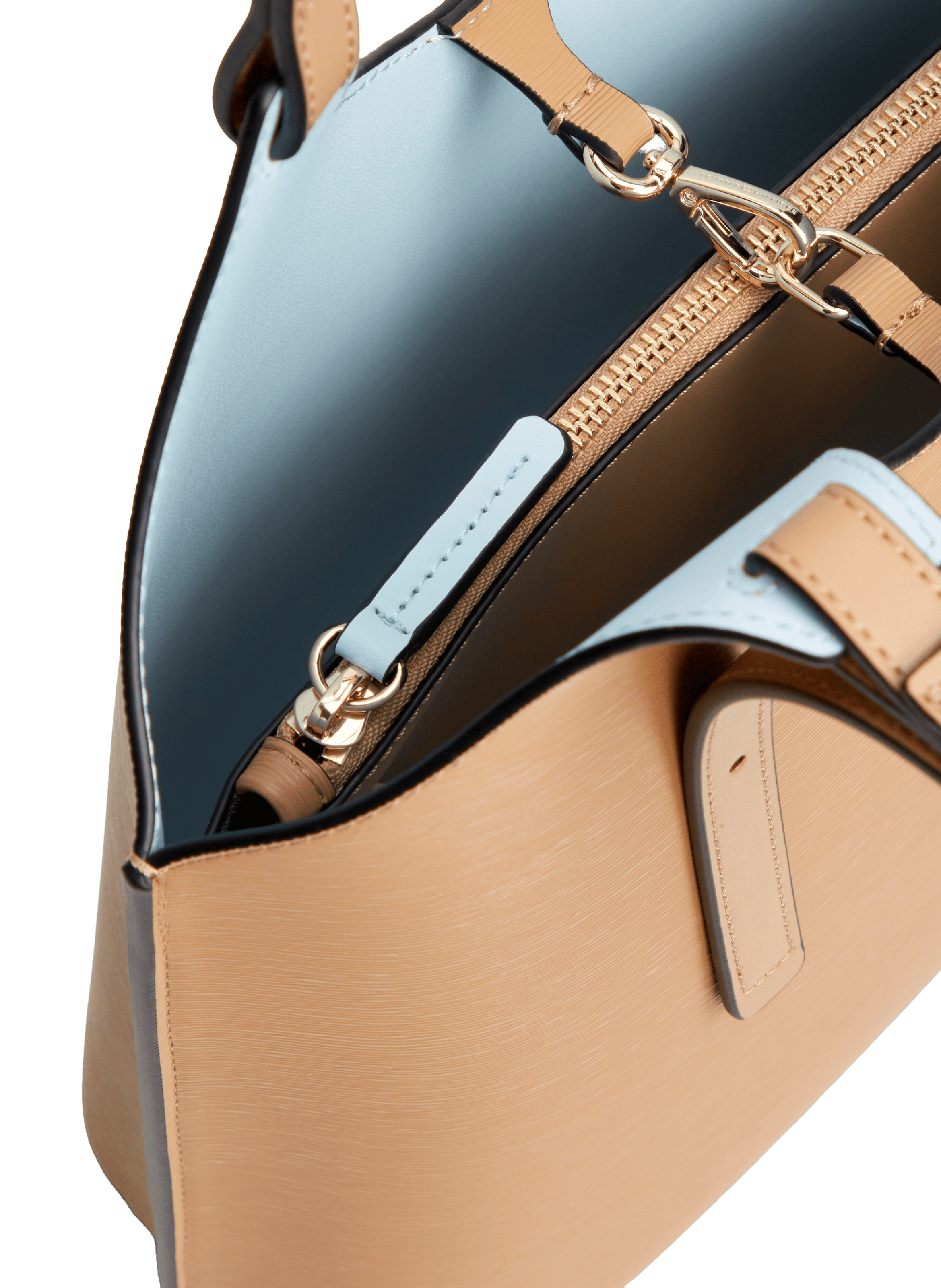 Sac à main fourre tout TOMMY HILFIGER Marron