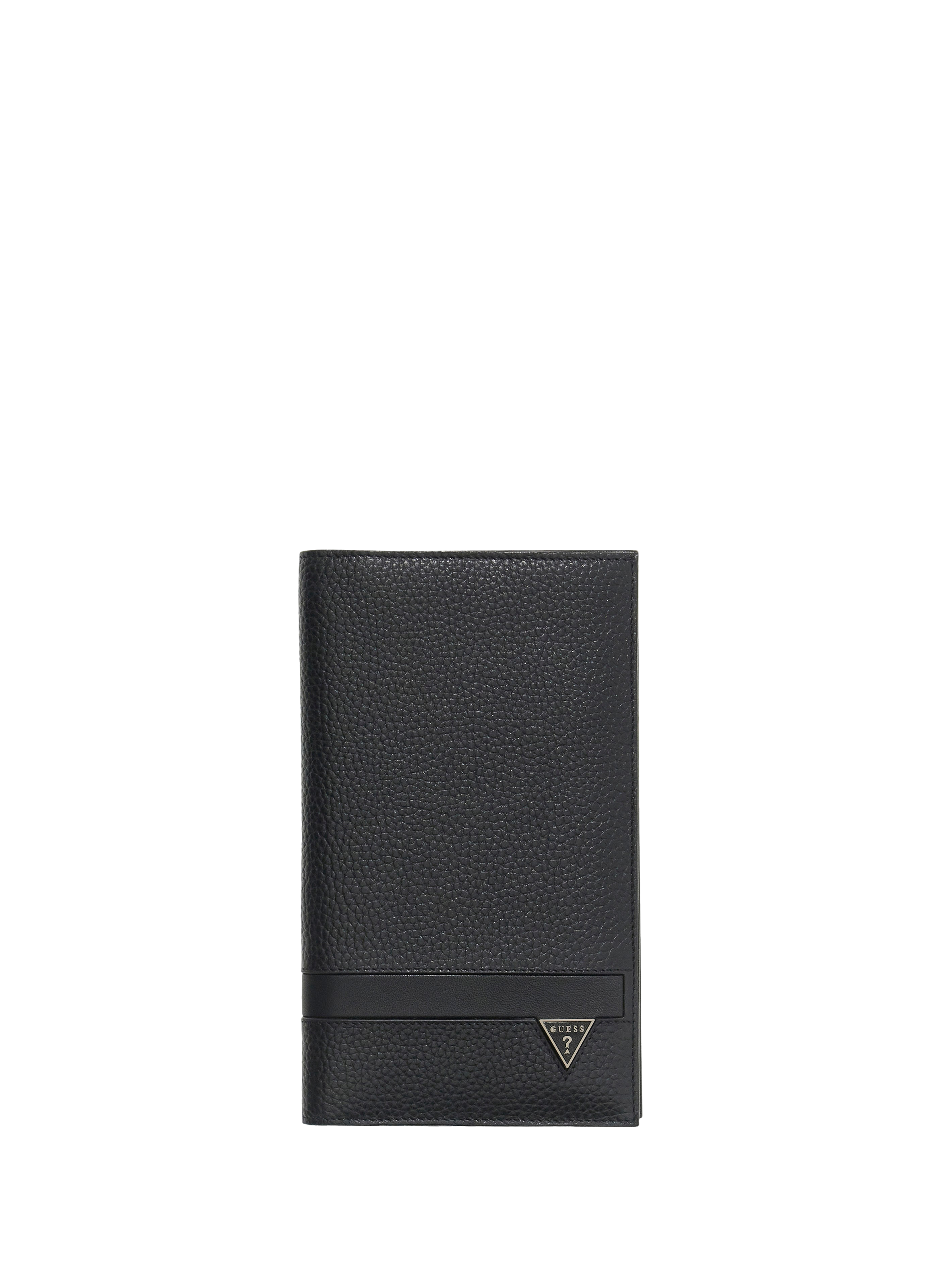 Multi-compartment leather wallet GUESS Black