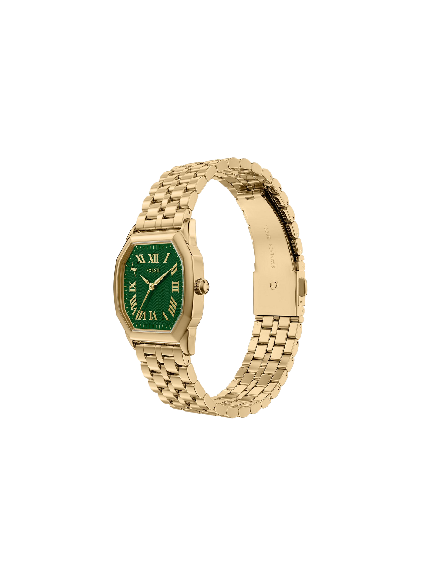 Montre quartz en acier inoxydable FOSSIL Vert