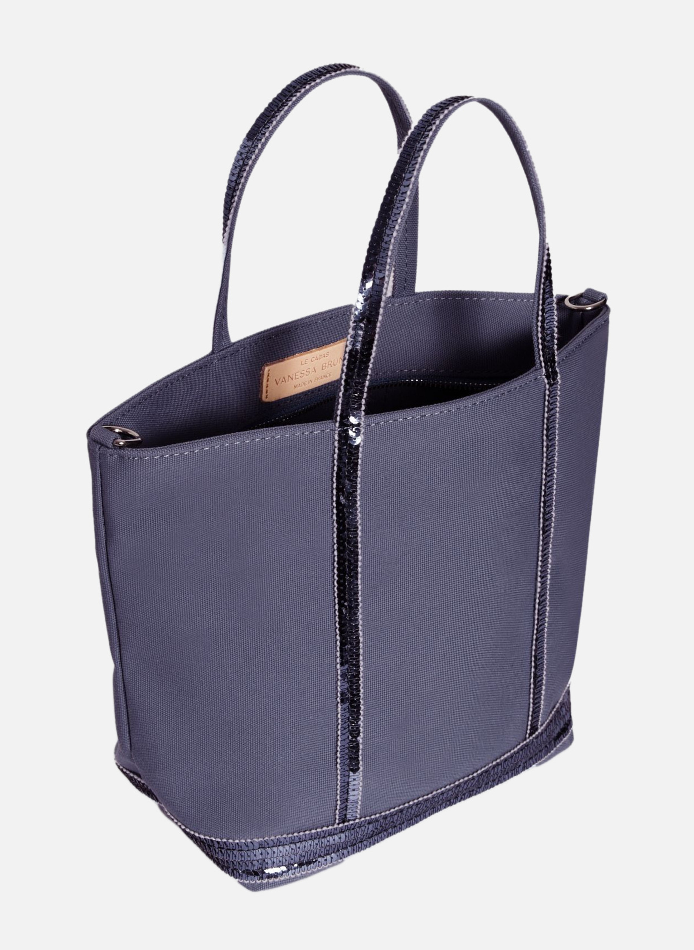Cabas s zippé en toile VANESSA BRUNO Bleu