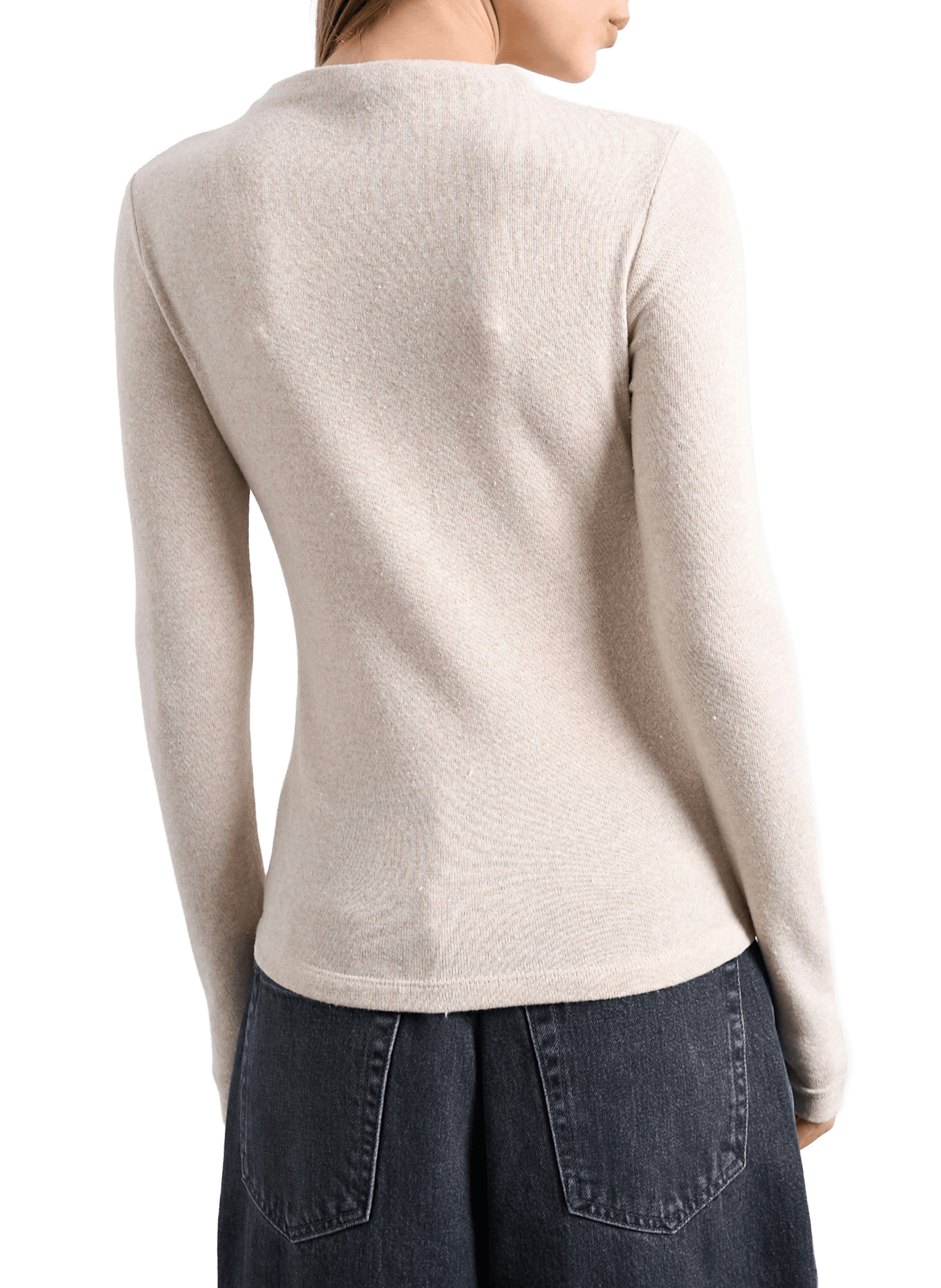 Cotton-blend cardigan TOPSHOP Beige