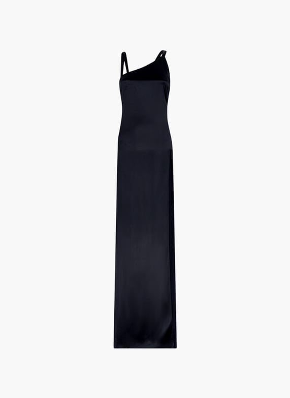 Sleeveless long dress with slits Black The attico - Women | Printemps.com Sleeveless long dress with slits Black The attico - Women | Printemps.com