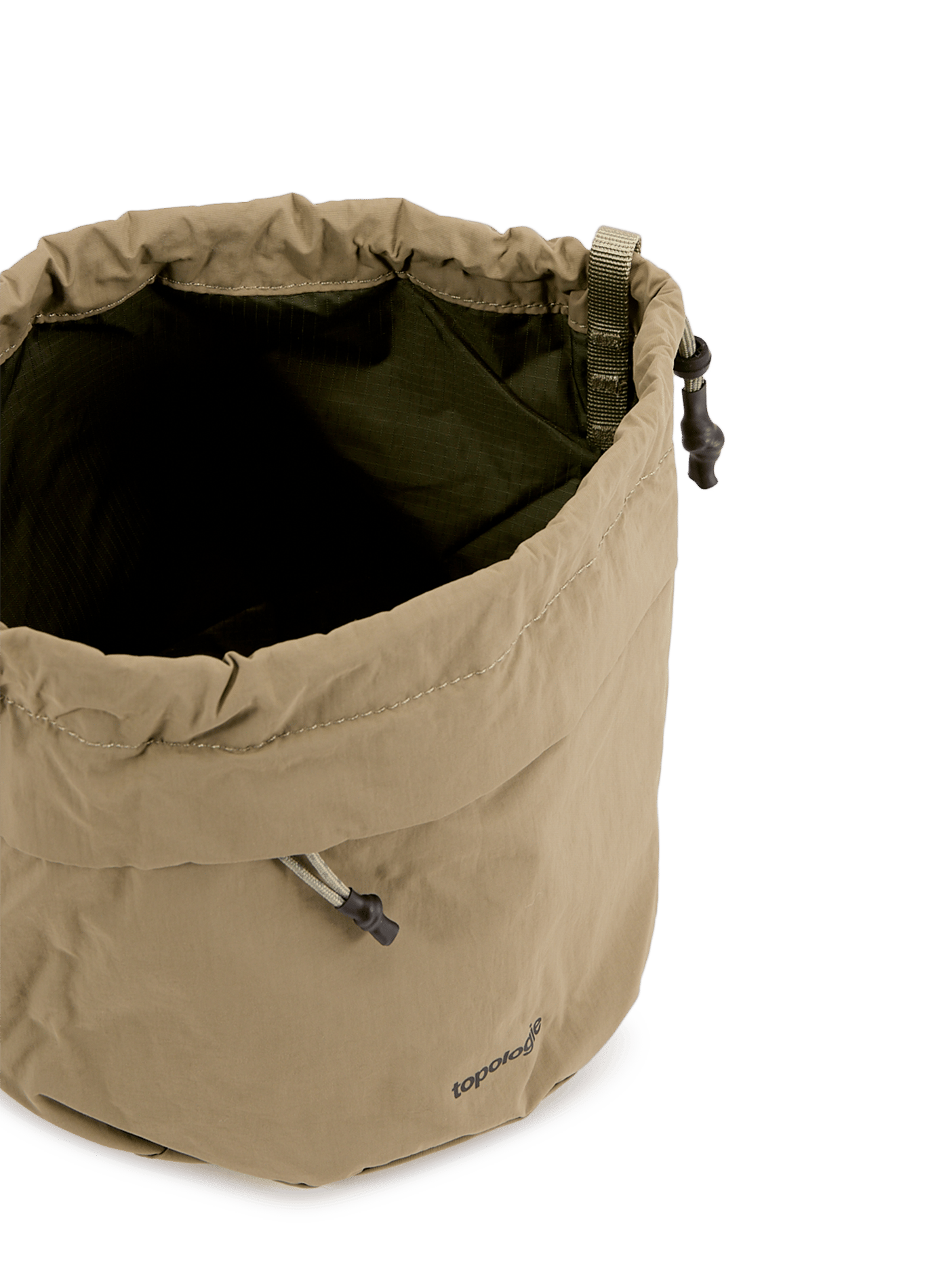 Reversible bucket bag TOPOLOGIE Khaki