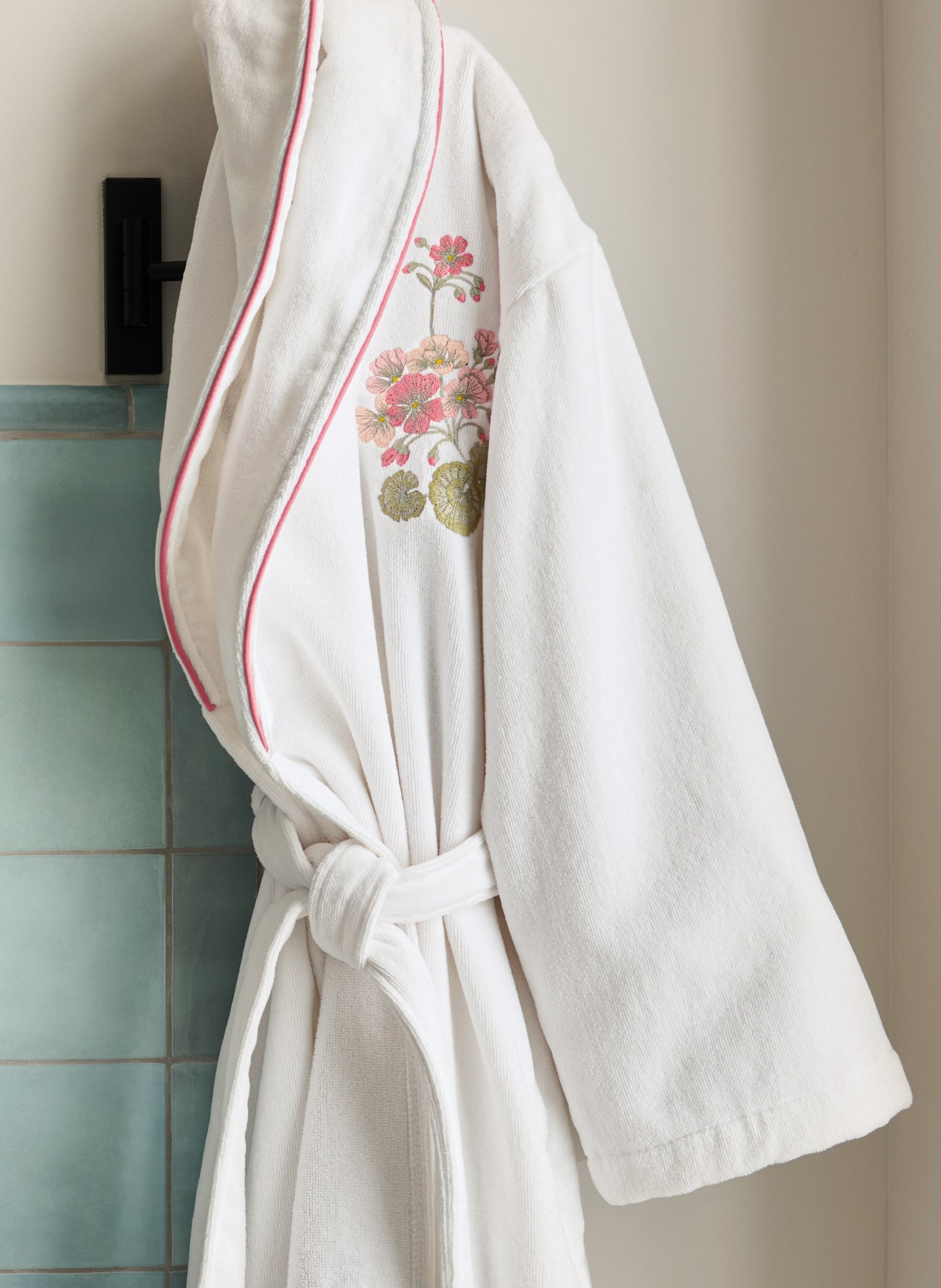 Peignoir flanerie ANNE DE SOLENE Blanc