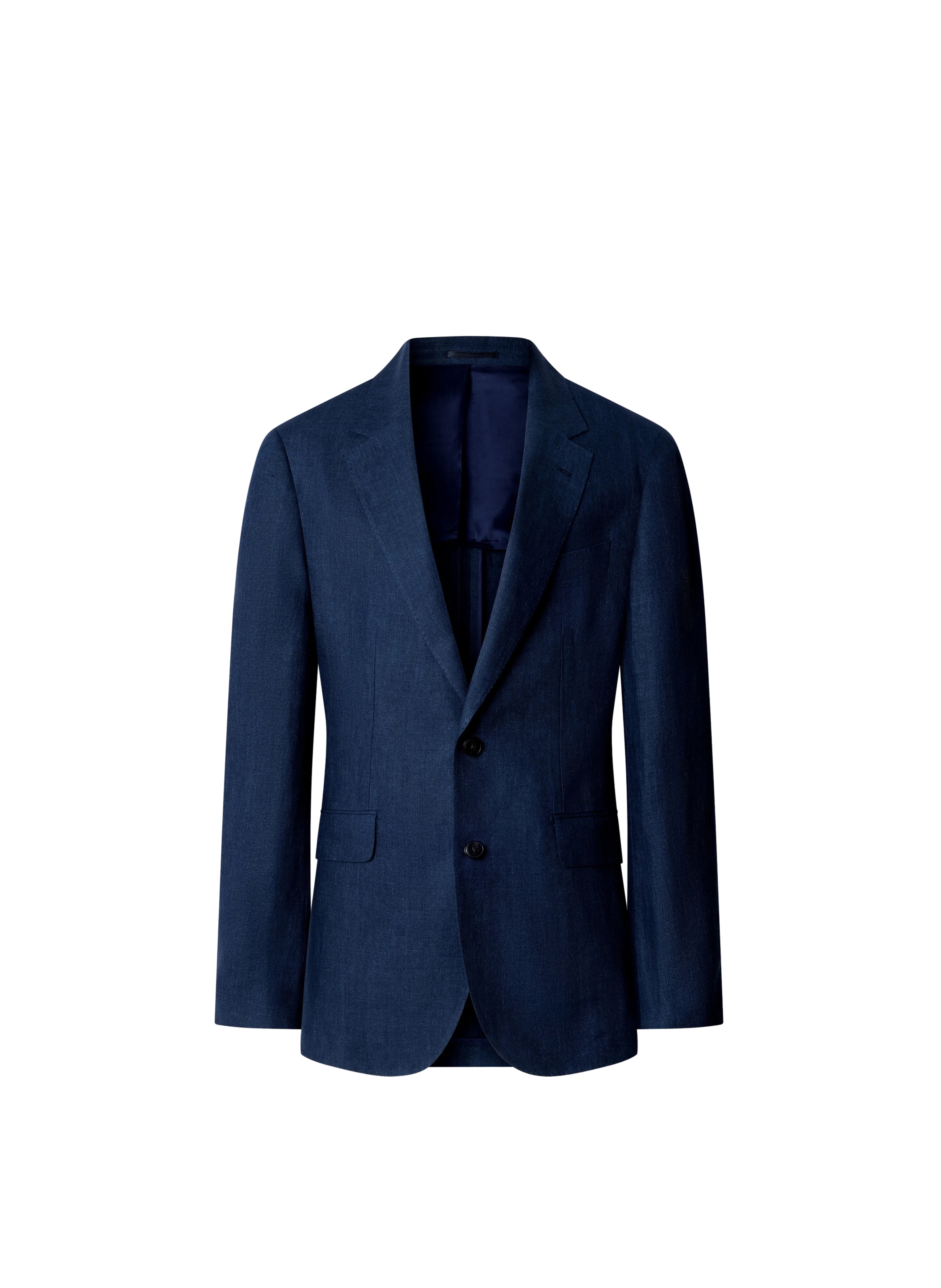 Veste cintrée en lin HACKETT Blue