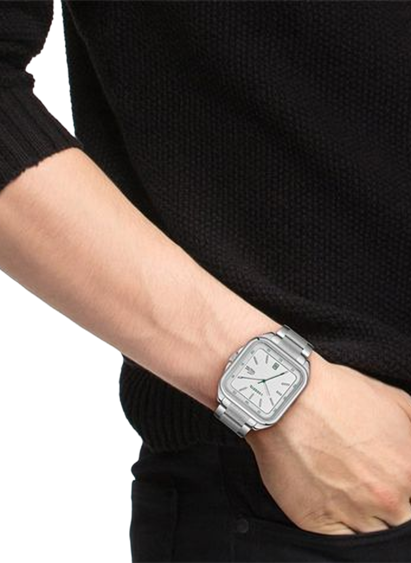 Montre Lacoste.12.12 Up en acier inoxydable LACOSTE MONTRES Argent