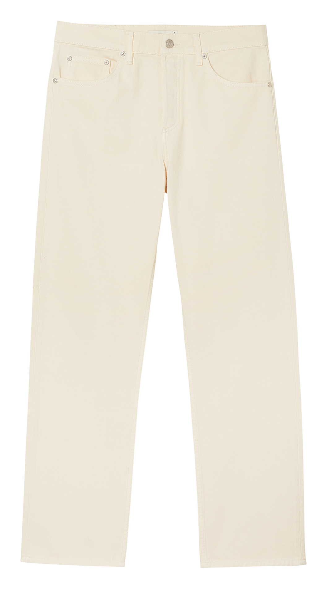 Jean droit en coton SANDRO Beige