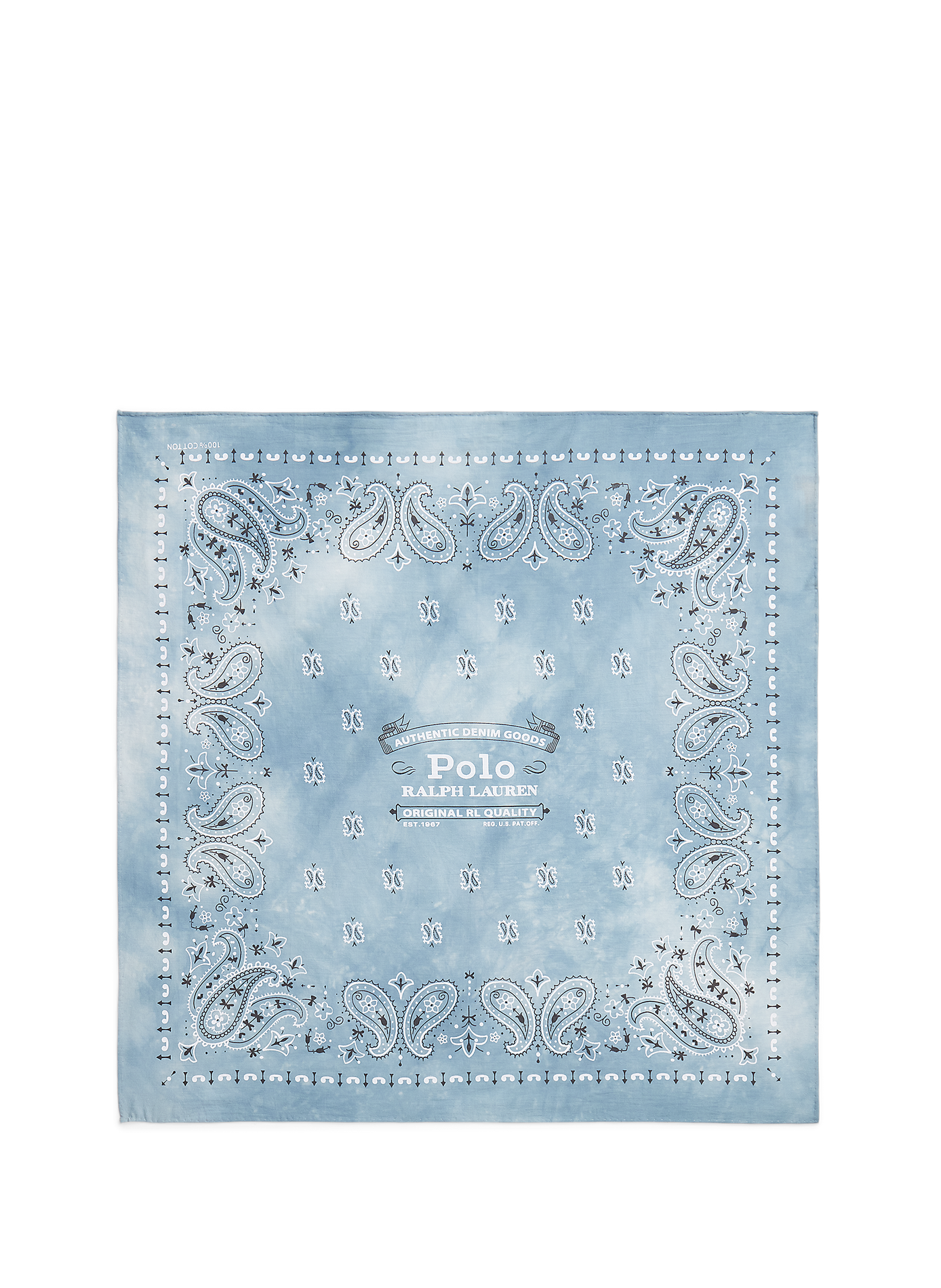 Cotton logo bandana POLO RALPH LAUREN Blue